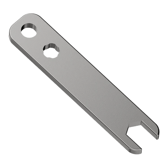 Caliburn EVO Point Driver Tool Auf dem Bild ist ein weiteres Ansicht des Point Driver Tool Lite zu sehen. Es handelt sich um ein Hilfswerkzeug für Dartspieler.