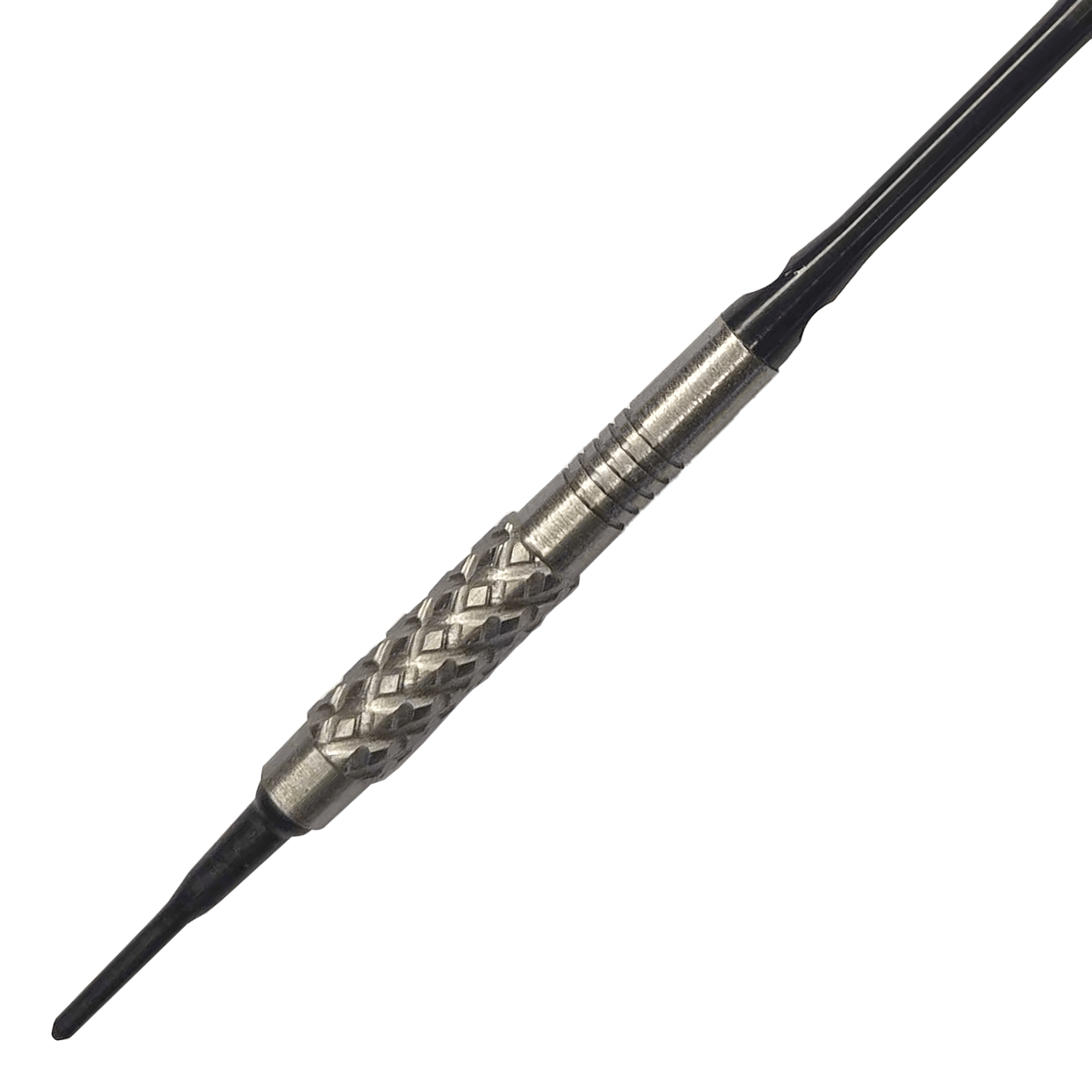 McDart 85 Tungsten V4 soft darts - 16g Dies ist ein McDart 85er Tungsten V4 Softdart mit einem Gewicht von 16g. Der Dartpfeil hat eine silberne, gerändelte Griffzone für besseren Halt.