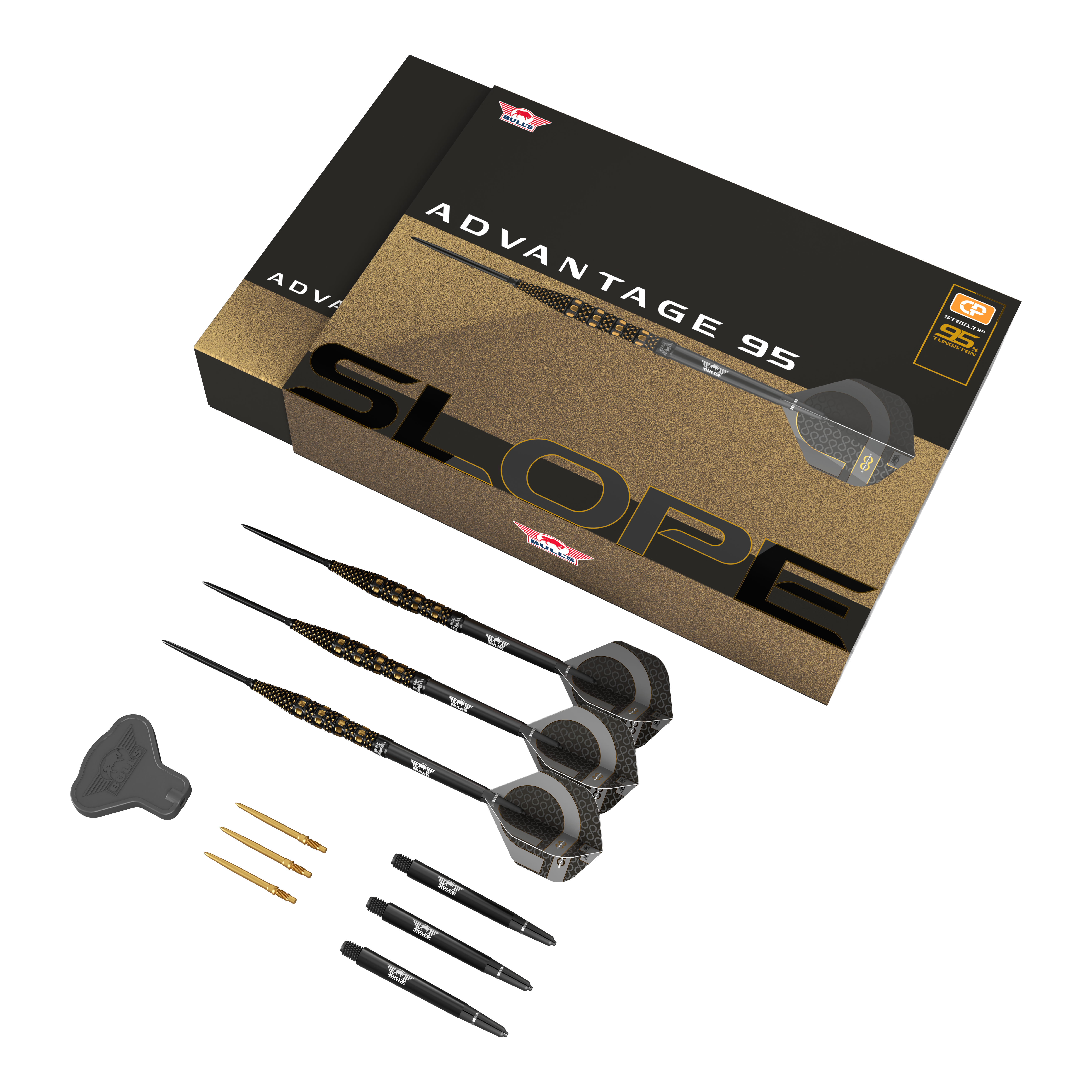 Bulls NL Advantage 95 Slope Convertible Point Steel Darts Bulls NL Advantage 95 Slope Convertible Point Steel Darts