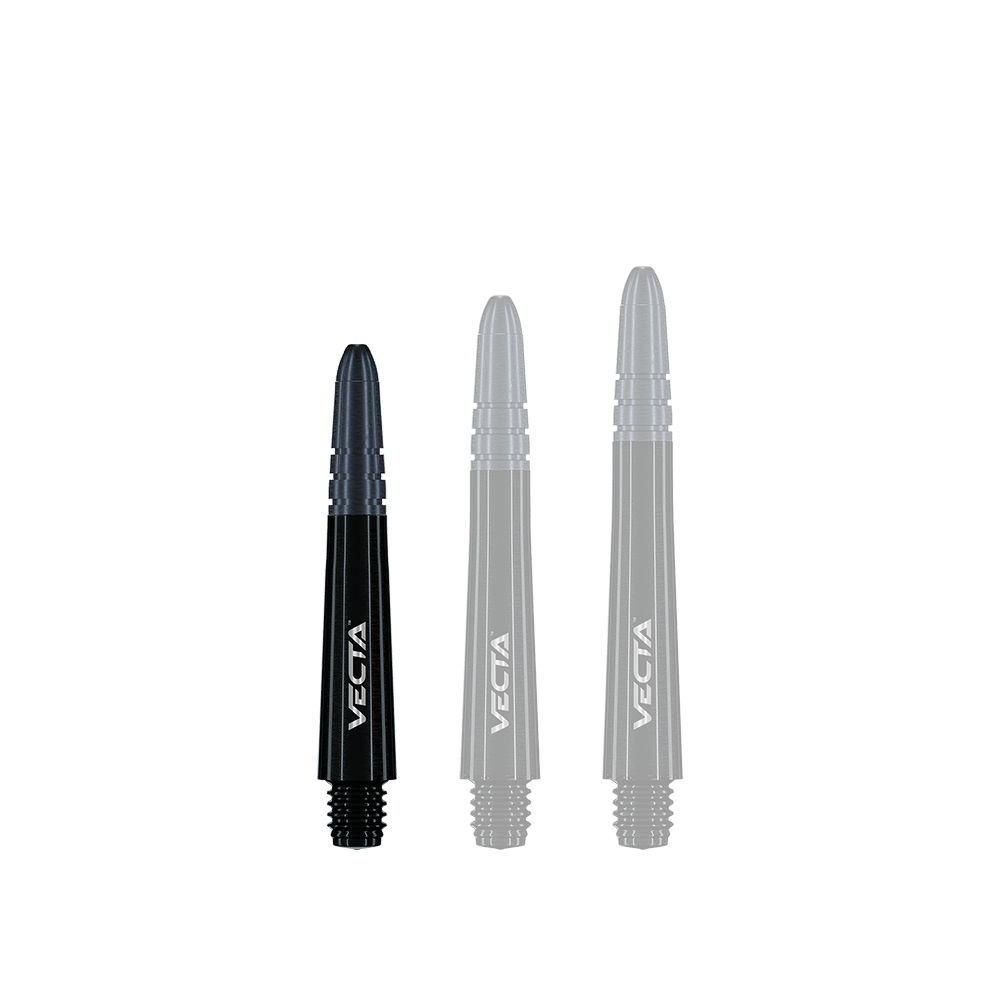 Winmau Vecta Shafts - Schwarz