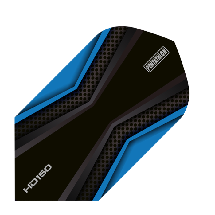 HD 150 Pentathlon Flights Black/Blue Slim