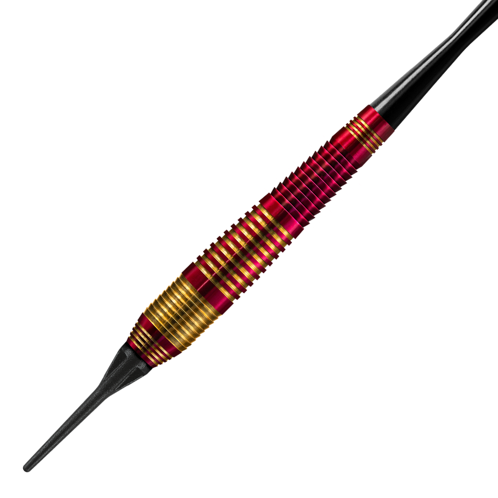 Harrows Vivid Brass Red Softdarts - 18g