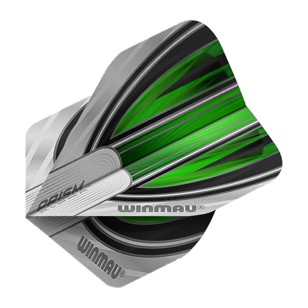 Winmau Prism Alpha Green 2 Standard Flights