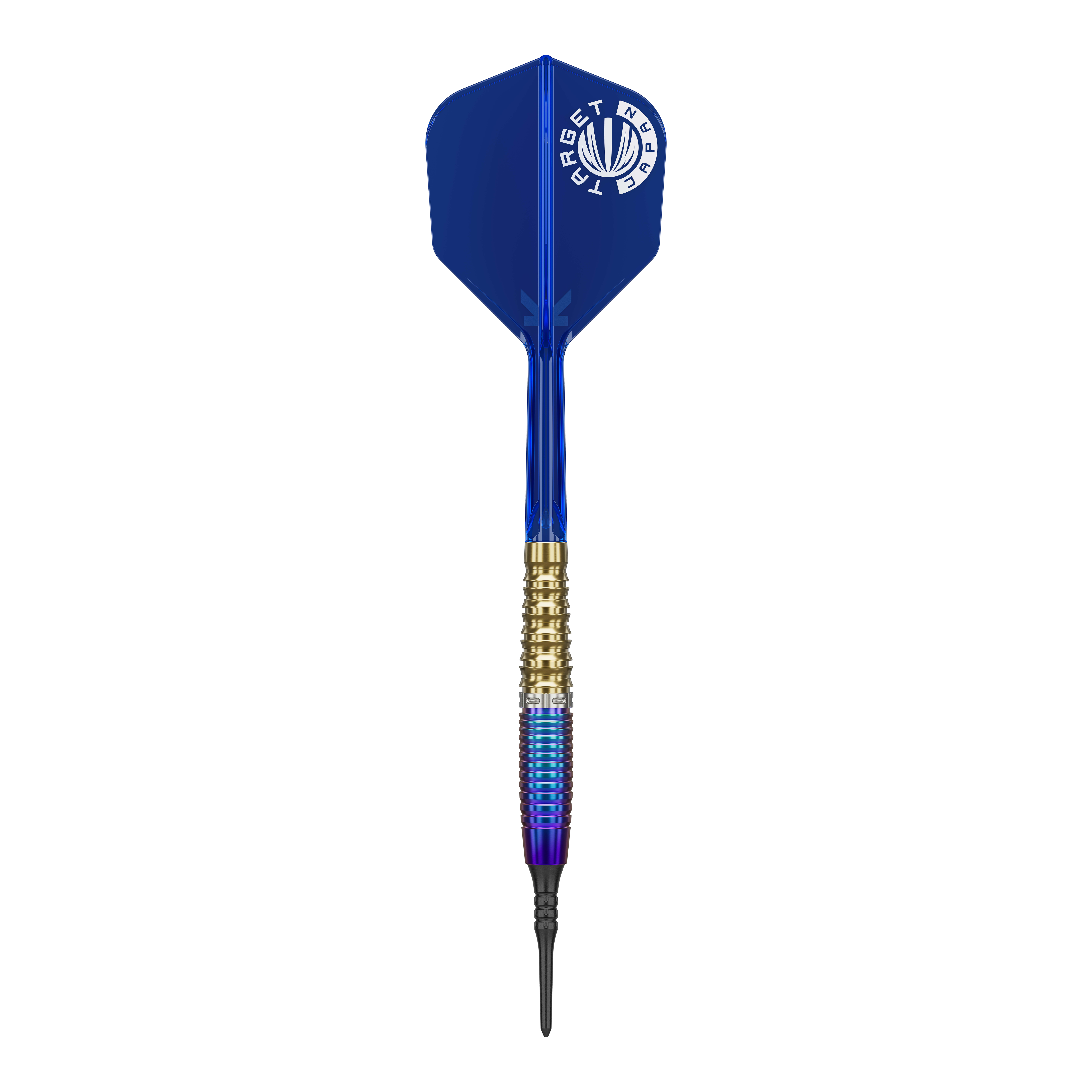 Target Japan Prime Series Zenith GEN2 Softdarts - 20g. Das Bild zeigt einen hochwertigen Softdart in silberner Optik.