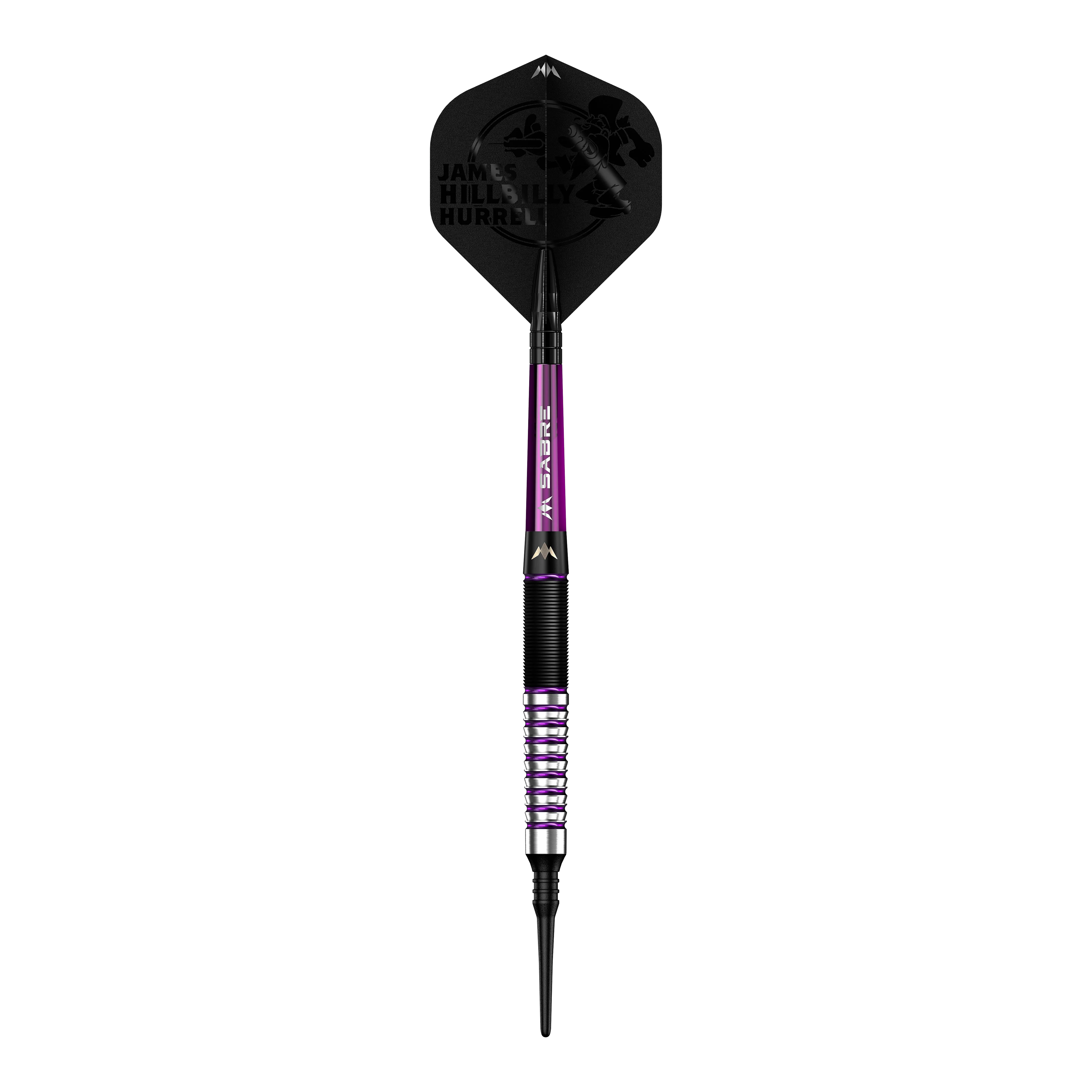 Mission James Hurrell Hillbilly Black Purple Softdarts - 18g