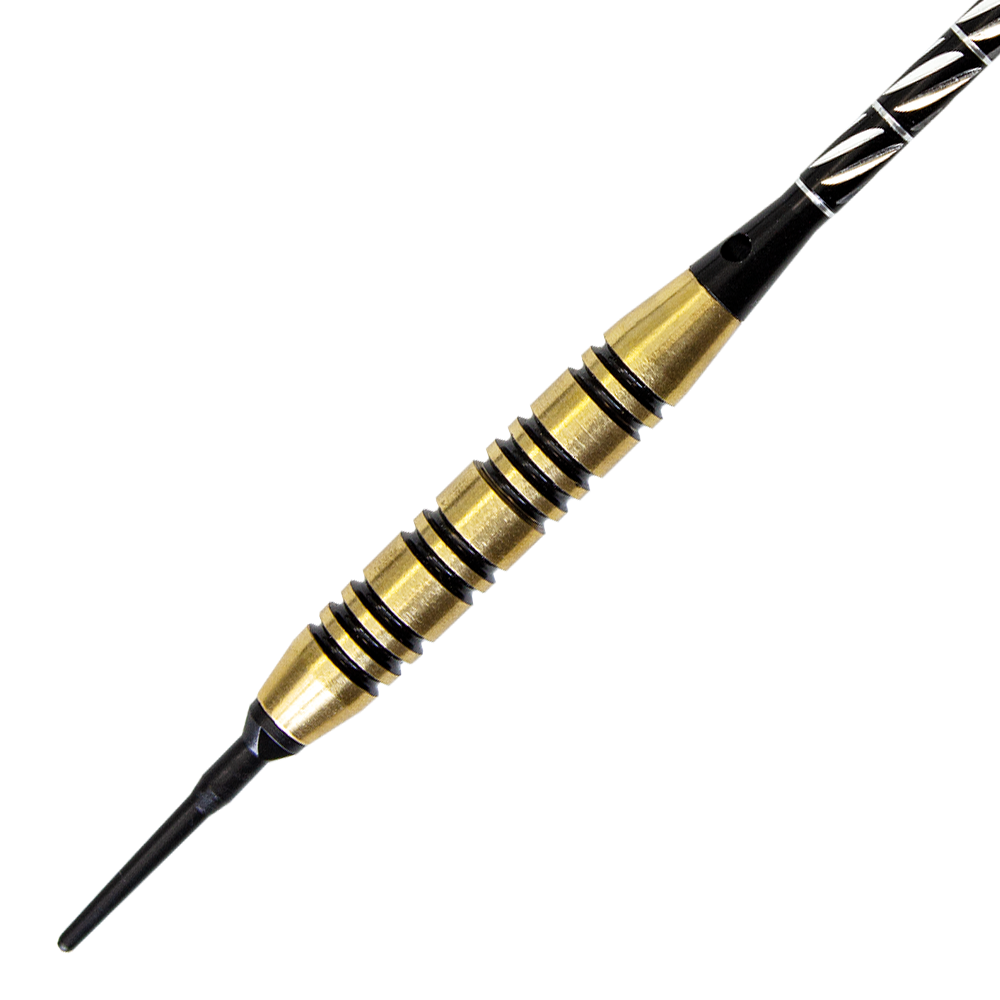 McDart Black Stripe Brass Softdarts - 17g