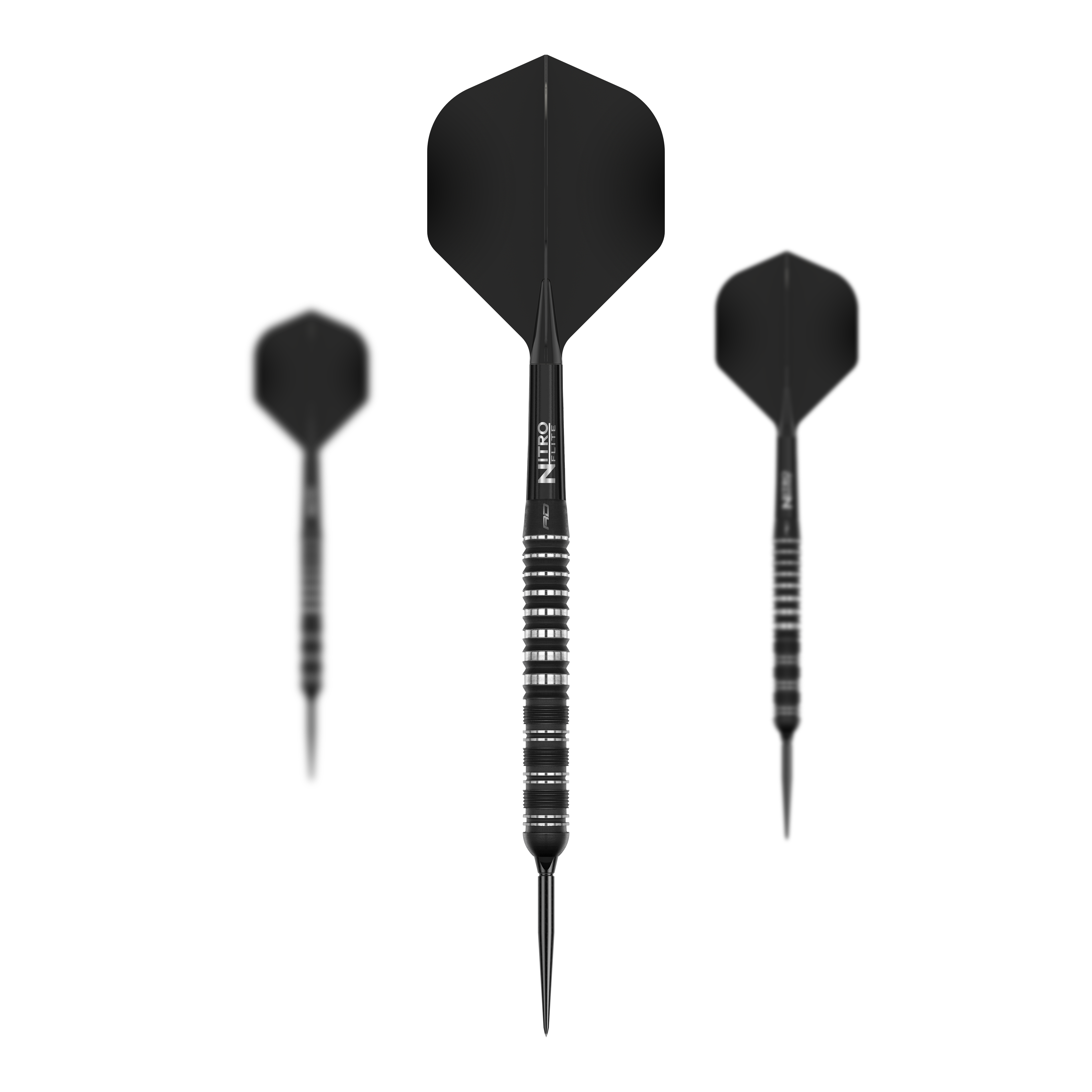 Red Dragon Sable Parallel Switch Point Steel Darts Gezeigt wird ein Set der Red Dragon Sable Parallel Switch Point Steeldarts. Das Set enthält drei Darts in silberner Farbe.