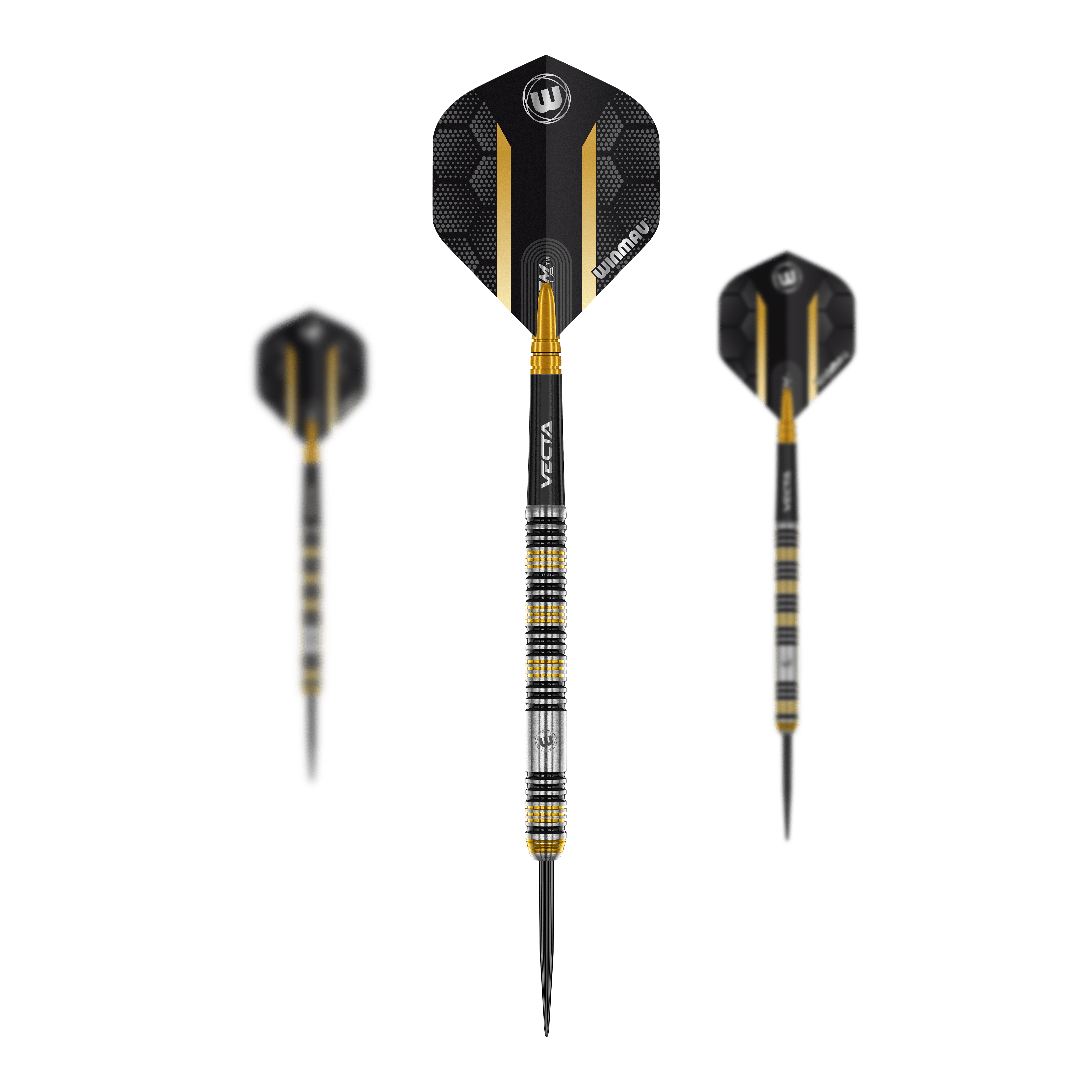 Winmau Team 360 Nicholai Bado Steeldarts - 23g Zu sehen ist das Set der Winmau Team 360 Nicholai Bado Steeldarts - 23g. Es besteht aus hochwertigen Darts für ambitionierte Spieler.