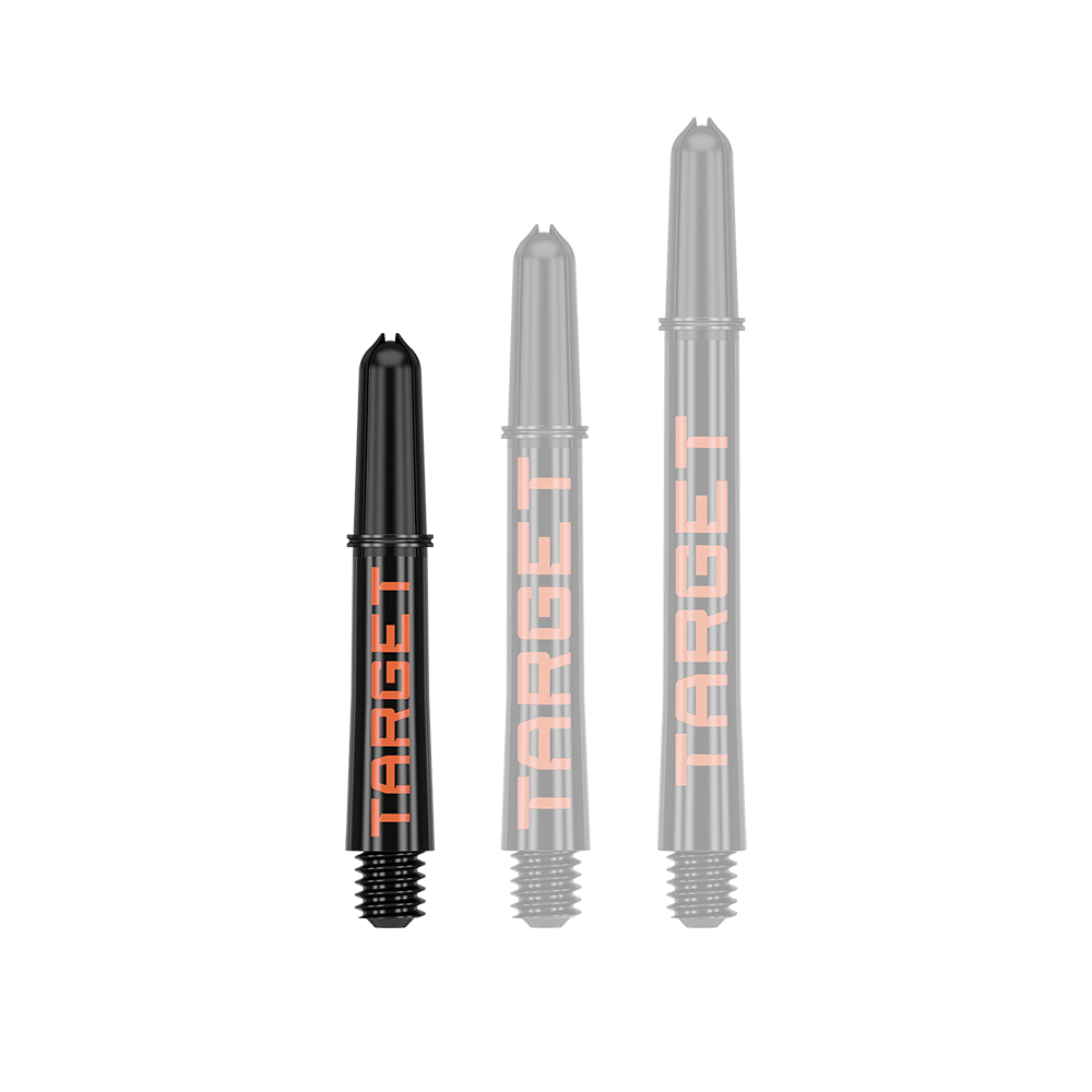 Target Pro Grip TAG Shafts - 3 Sets - Black Orange