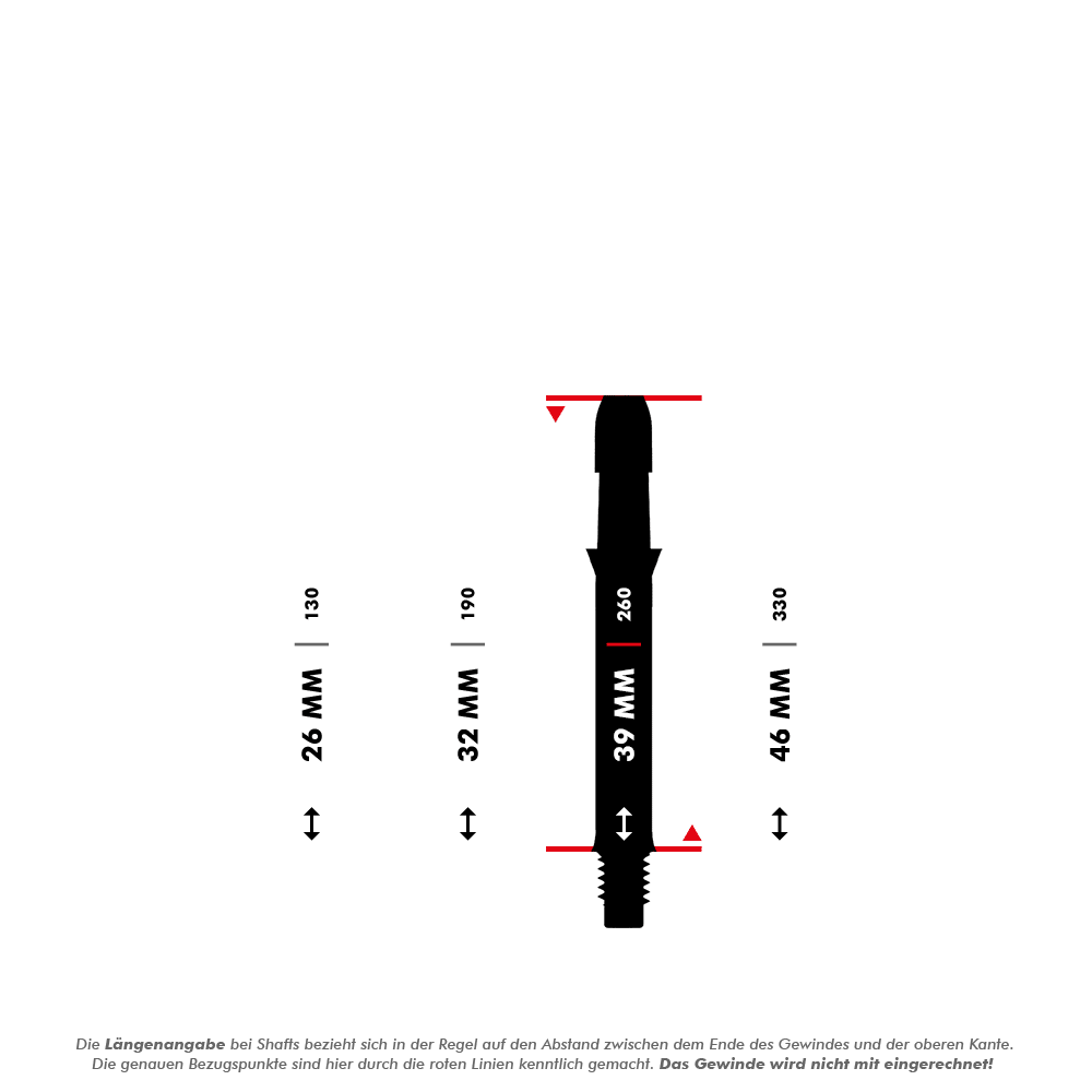 L-L-Style-Shafts Silent Straight - White