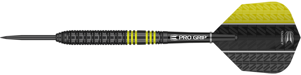 Target Vapor8 Black Yellow steel darts