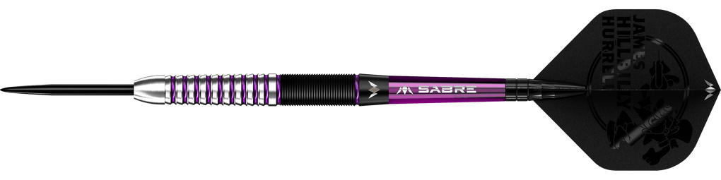 Mission James Hurrell Hillbilly Black Purple Steel Darts