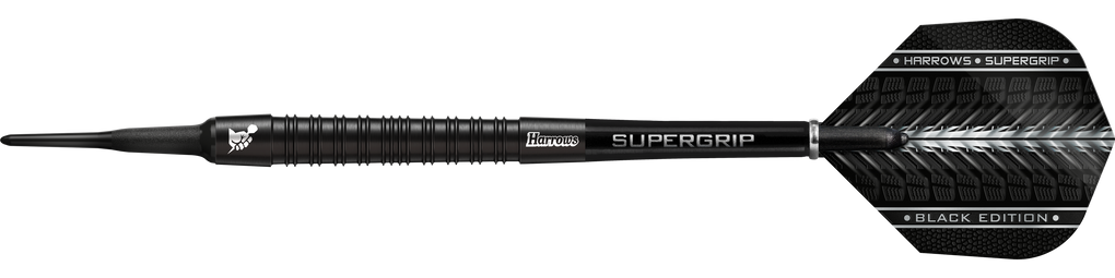 Harrows Supergrip Black Edition Softdarts