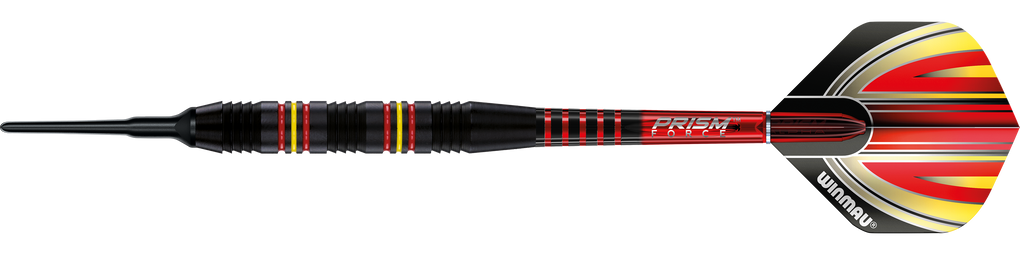 Winmau Outrage V2 Black Coated Brass Softdarts - 18g