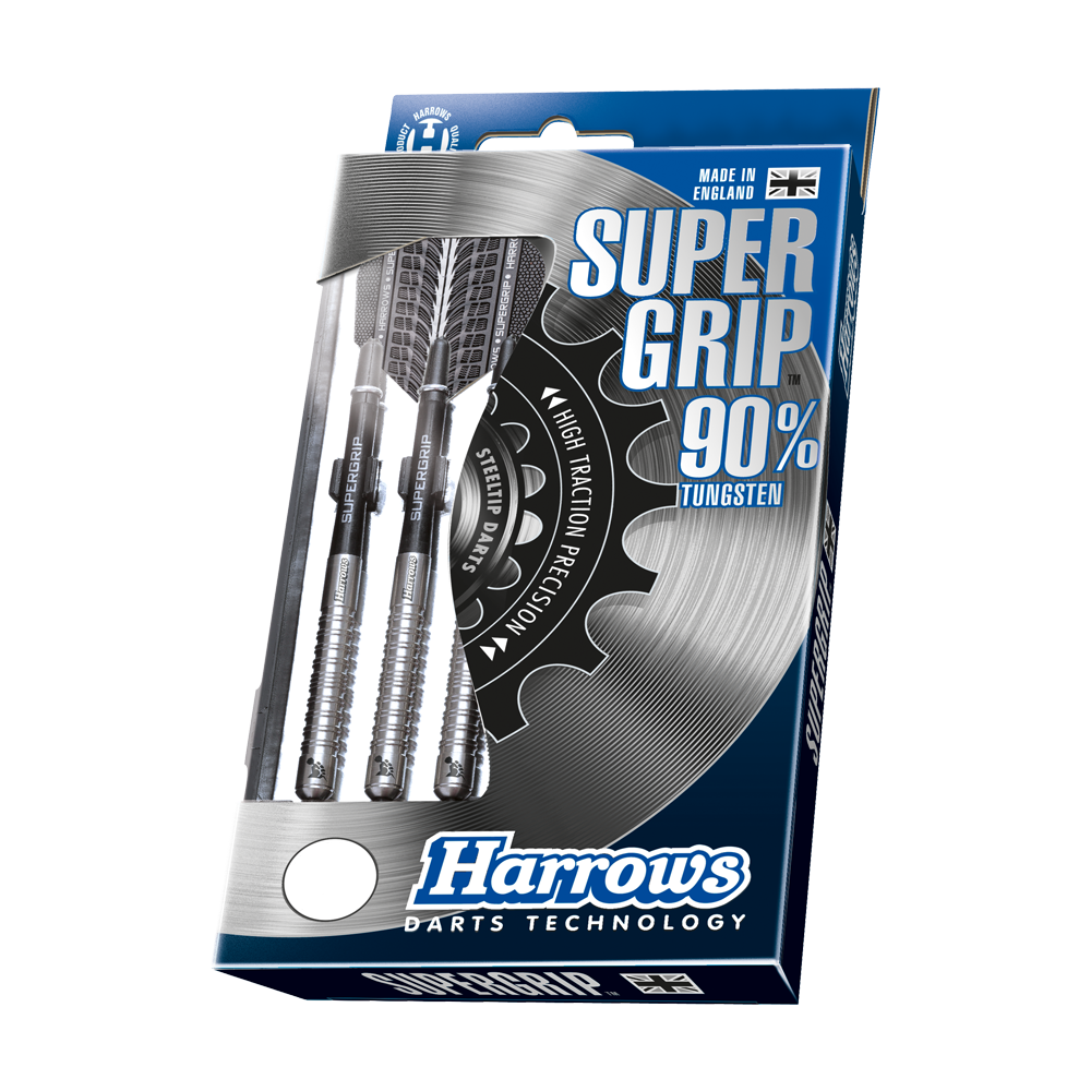 Harrows Supergrip 90% Tungsten steel darts