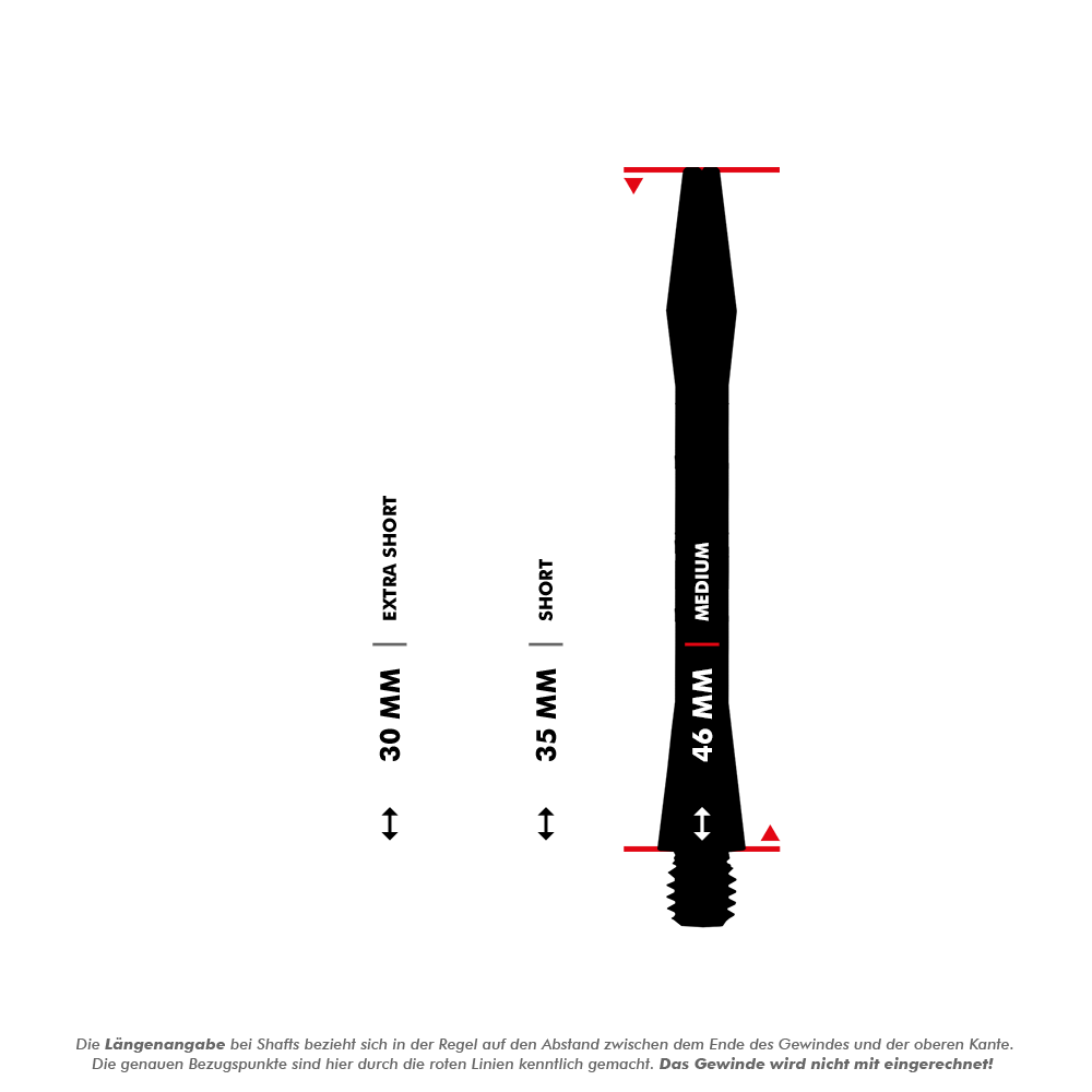 Aluminium Shafts - Silber