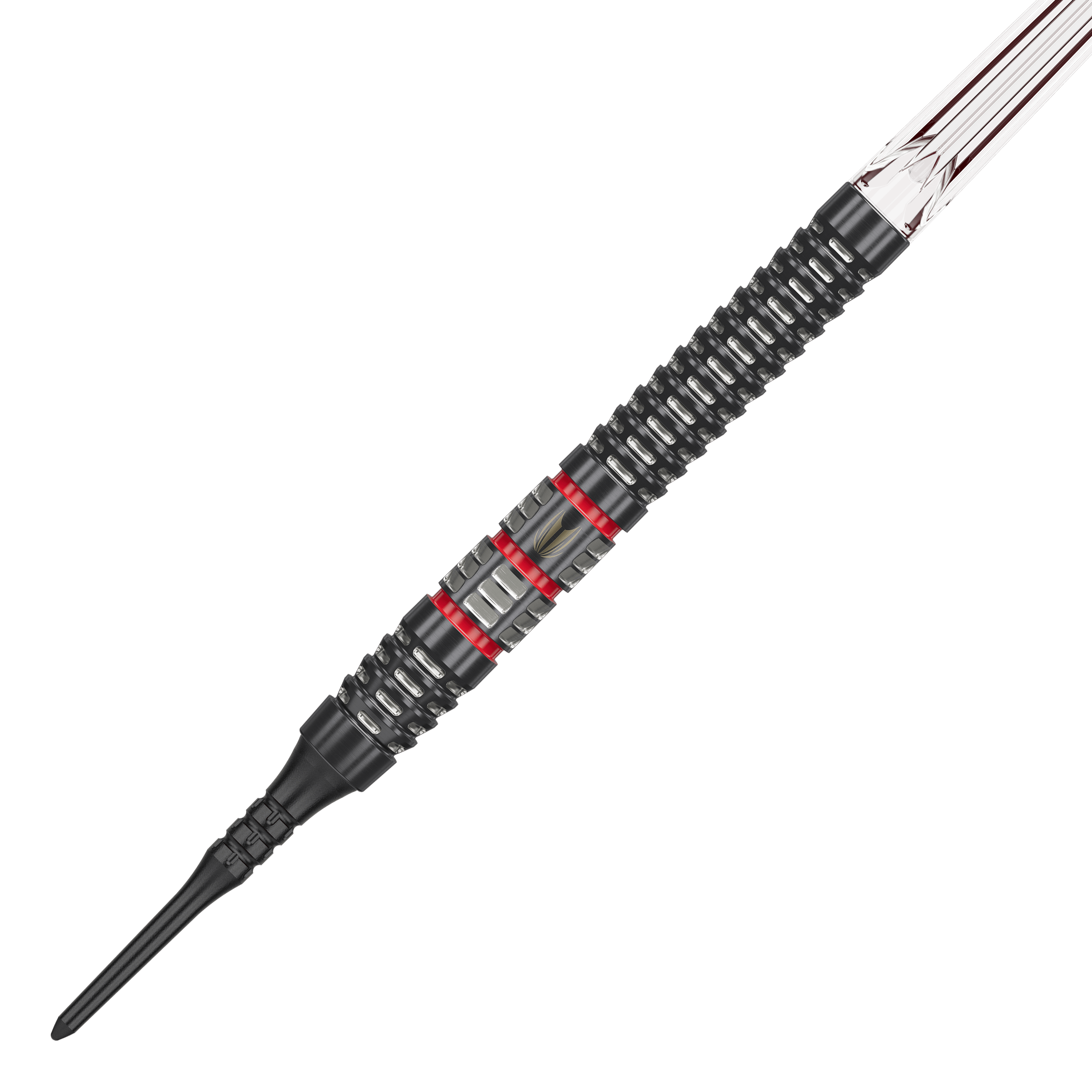 Hier ist der Target Nathan Aspinall 95K Softdarts - 18g zu sehen. Ideal für präzises und effektives Dartspiel.