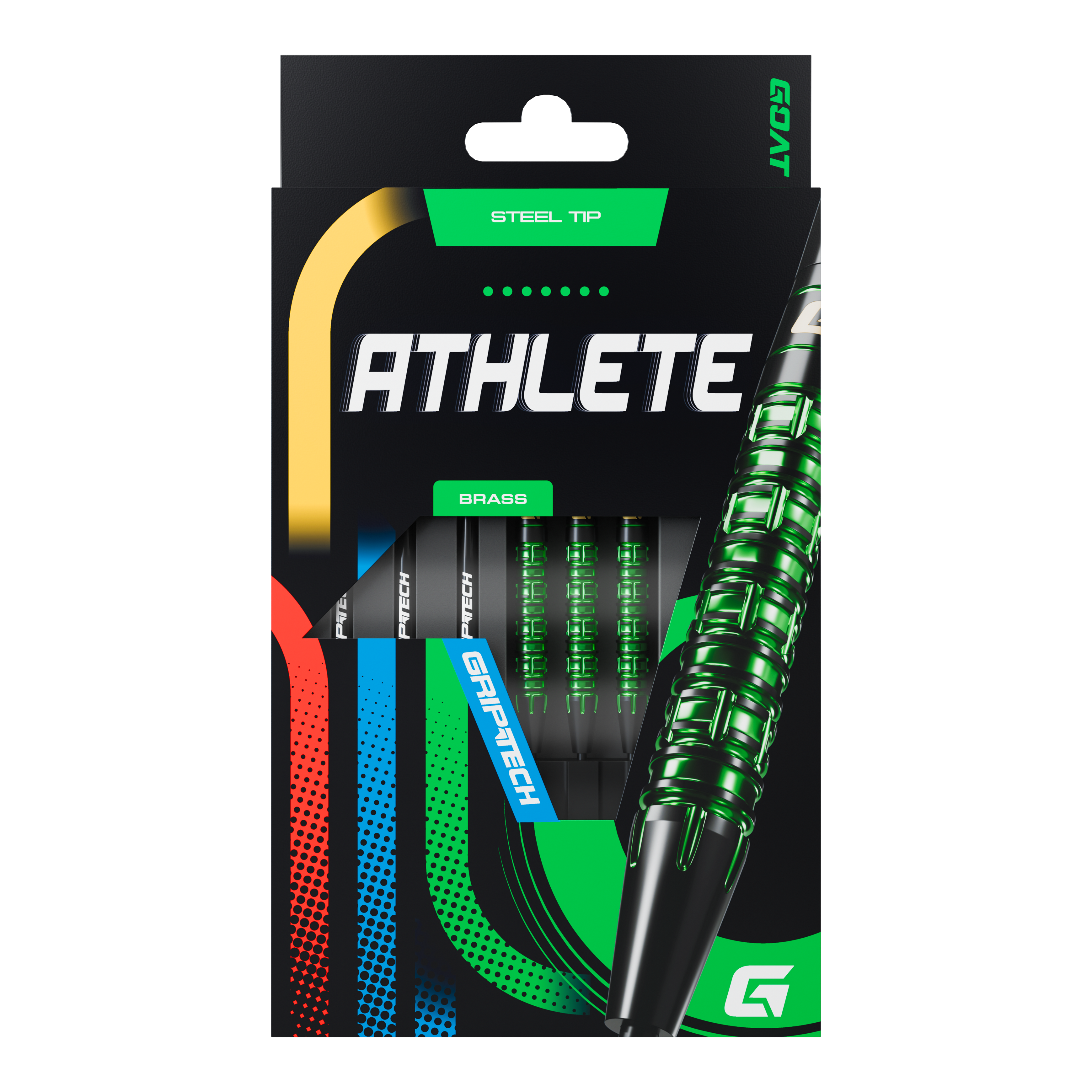 GOAT Athlete Green Brass Steeldarts - 10g