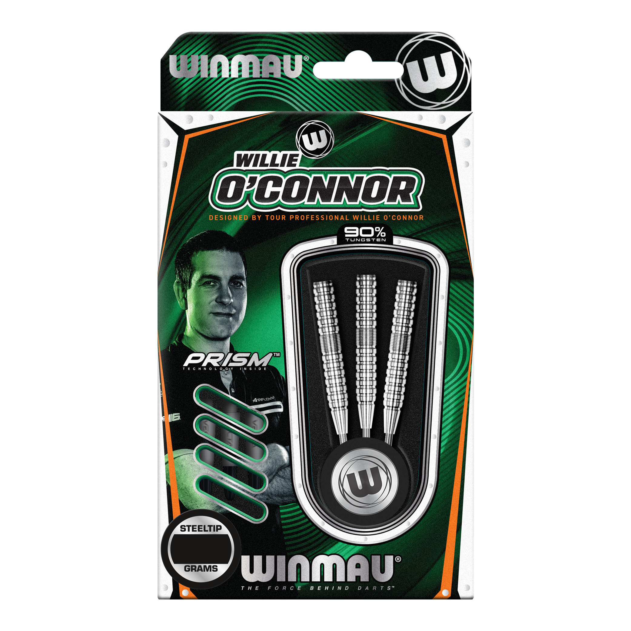 Winmau Willie OConnor Steel Darts - 23g