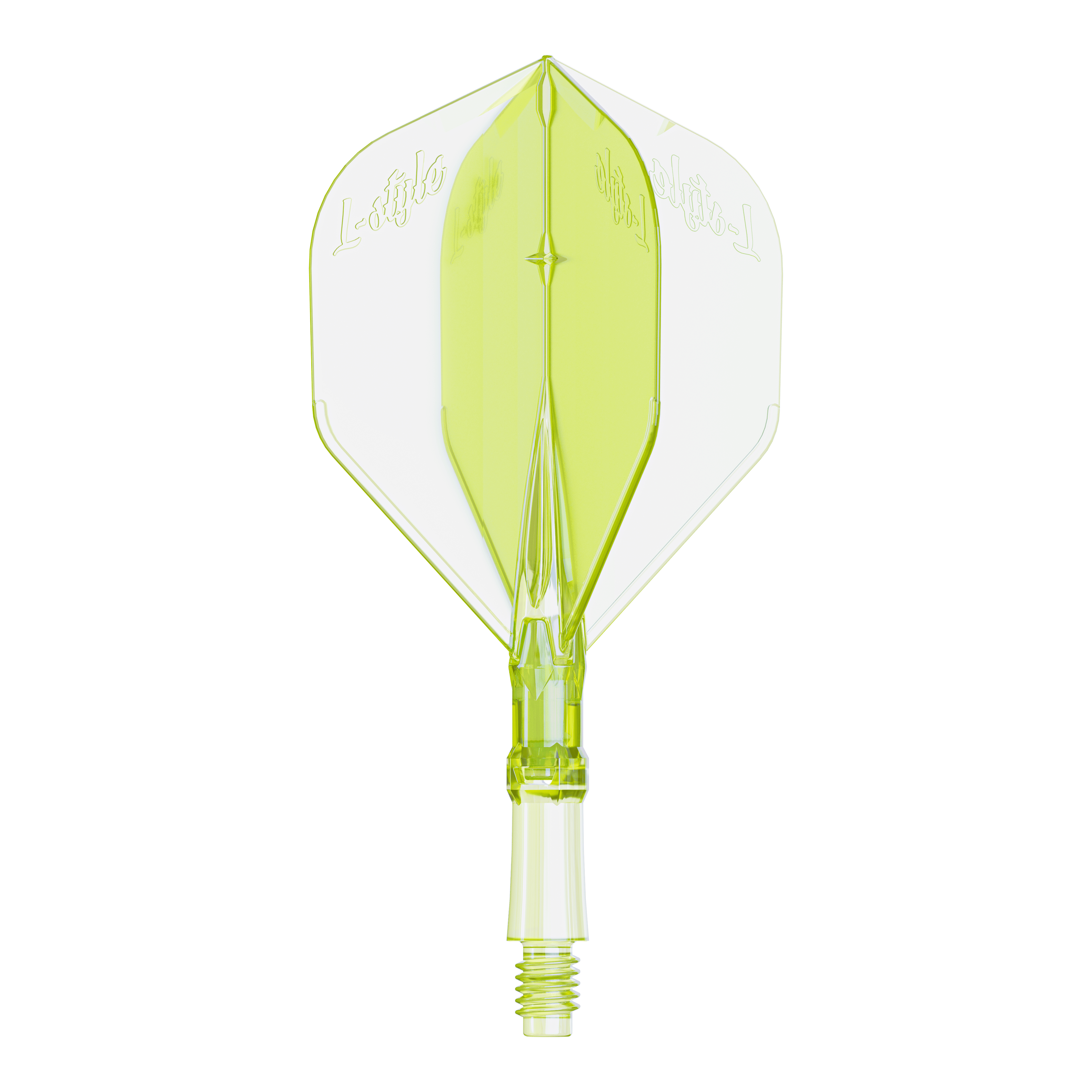 L-Style L-System lights - Neon Yellow Kleine Dart-Flights in auffälligem Neongelb, vermutlich für das L-System. Diese Flights bieten eine auffällige Farbalternative für Darts.