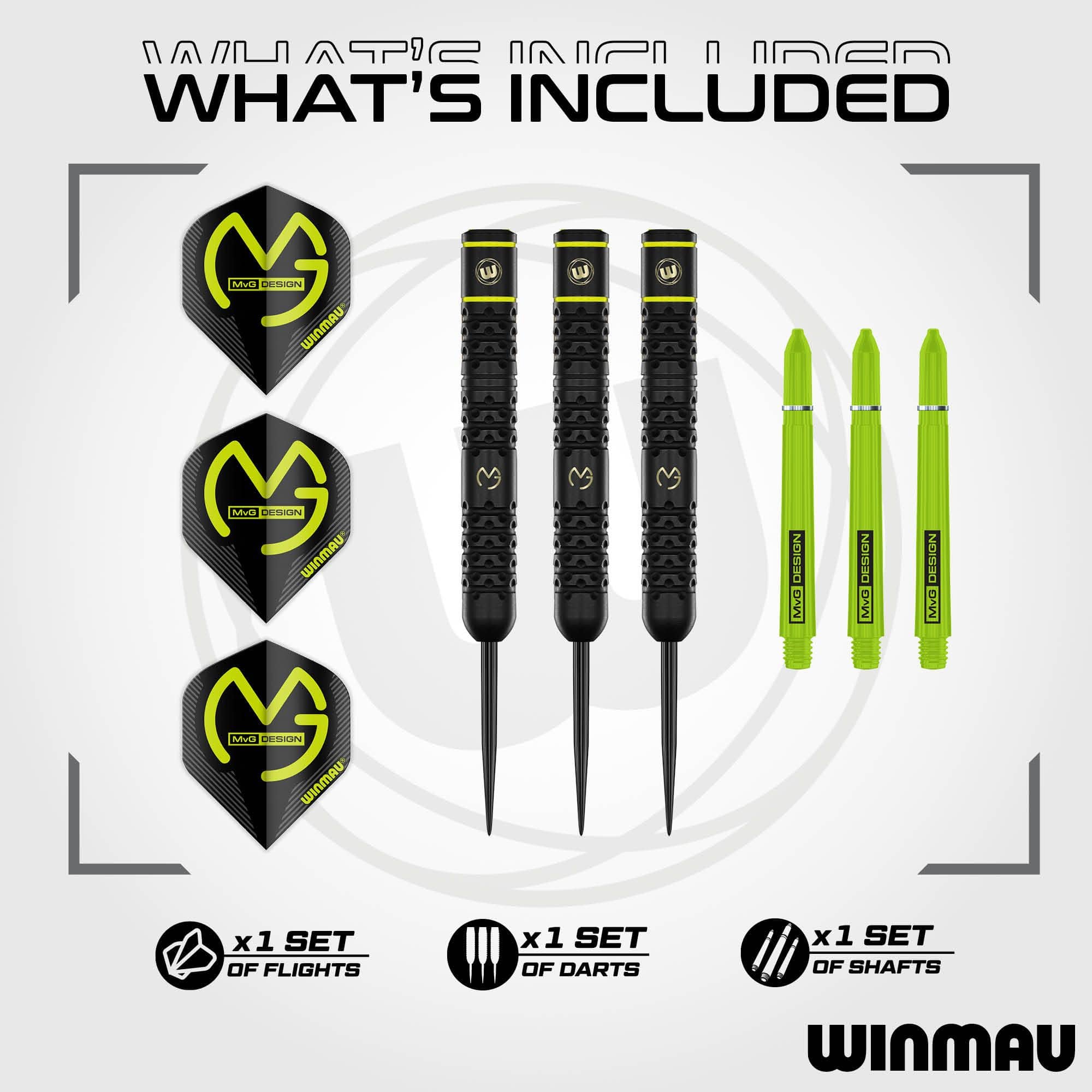 Winmau Michael Van Gerwen steel darts - 21 g