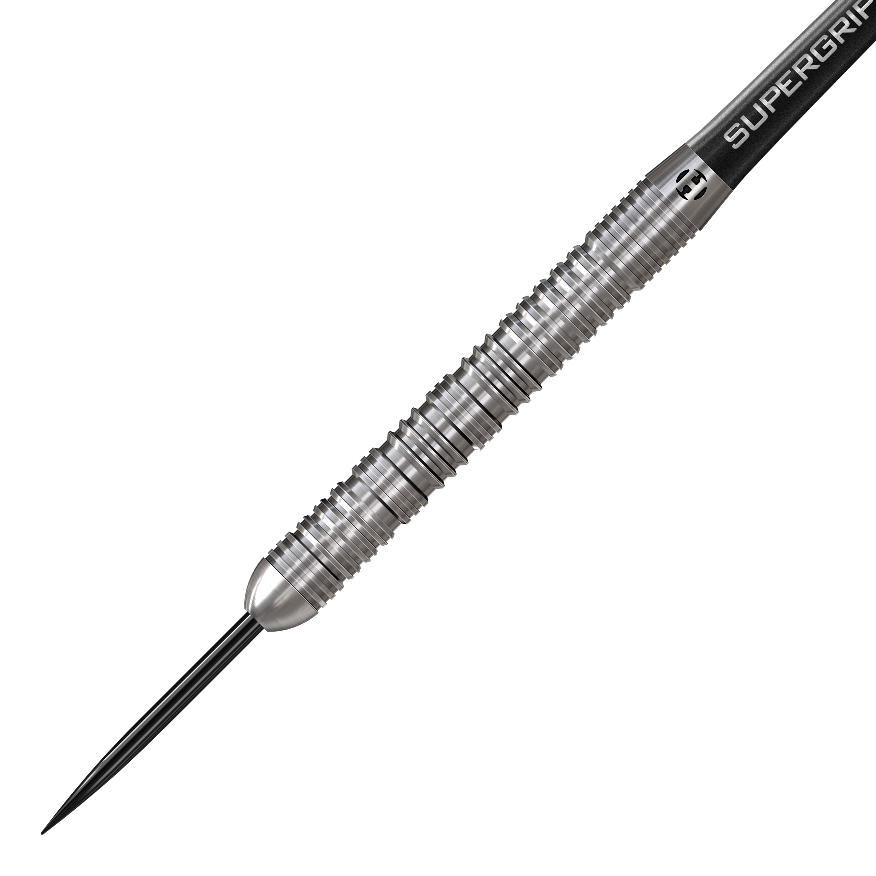 Harrows Impact Steel Darts Zu sehen ist ein weiteres Detailfoto von Harrows Impact Steeldarts. Die hochwertige Verarbeitung der Darts ist deutlich erkennbar.