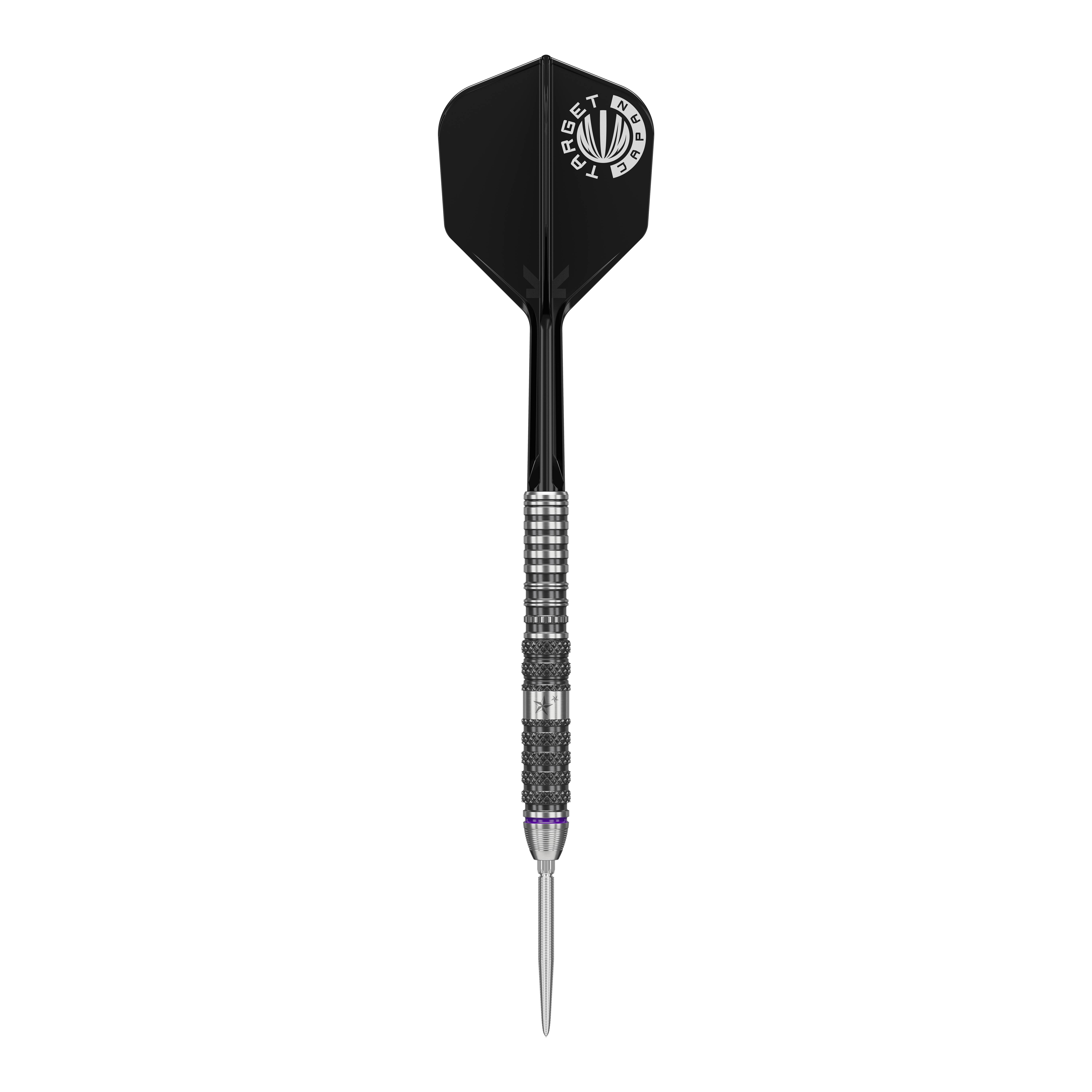 Abgebildet sind die Target Japan Yuta Hayashi Sirius Swiss Point Steeldarts mit 23g. Diese Steeldarts bieten eine präzise Flugeigenschaft für Dartspieler.