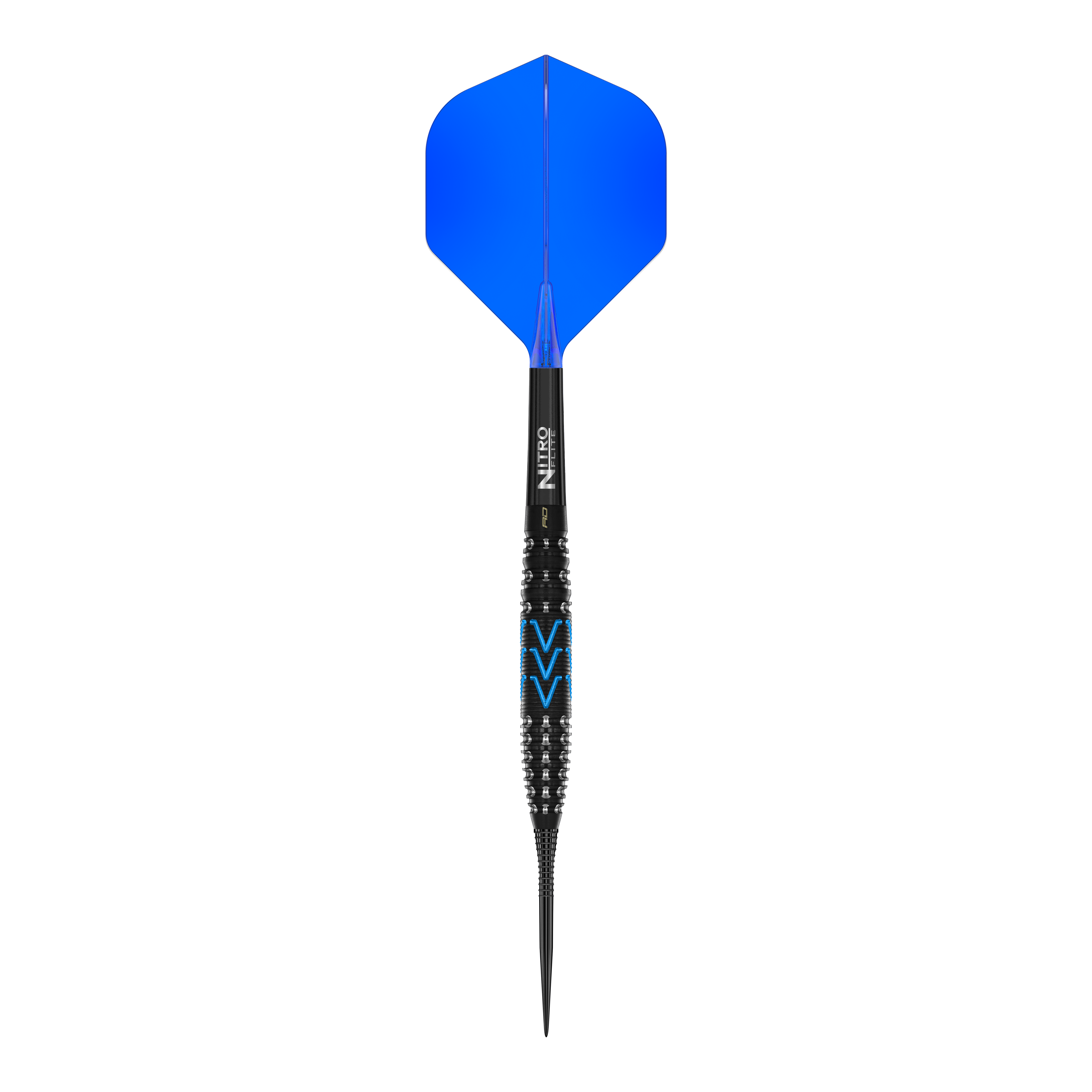 Auf dem Bild sind die Red Dragon Amp Torpedo Steeldarts zu sehen. Diese Darts sind für präzise Würfe designed.