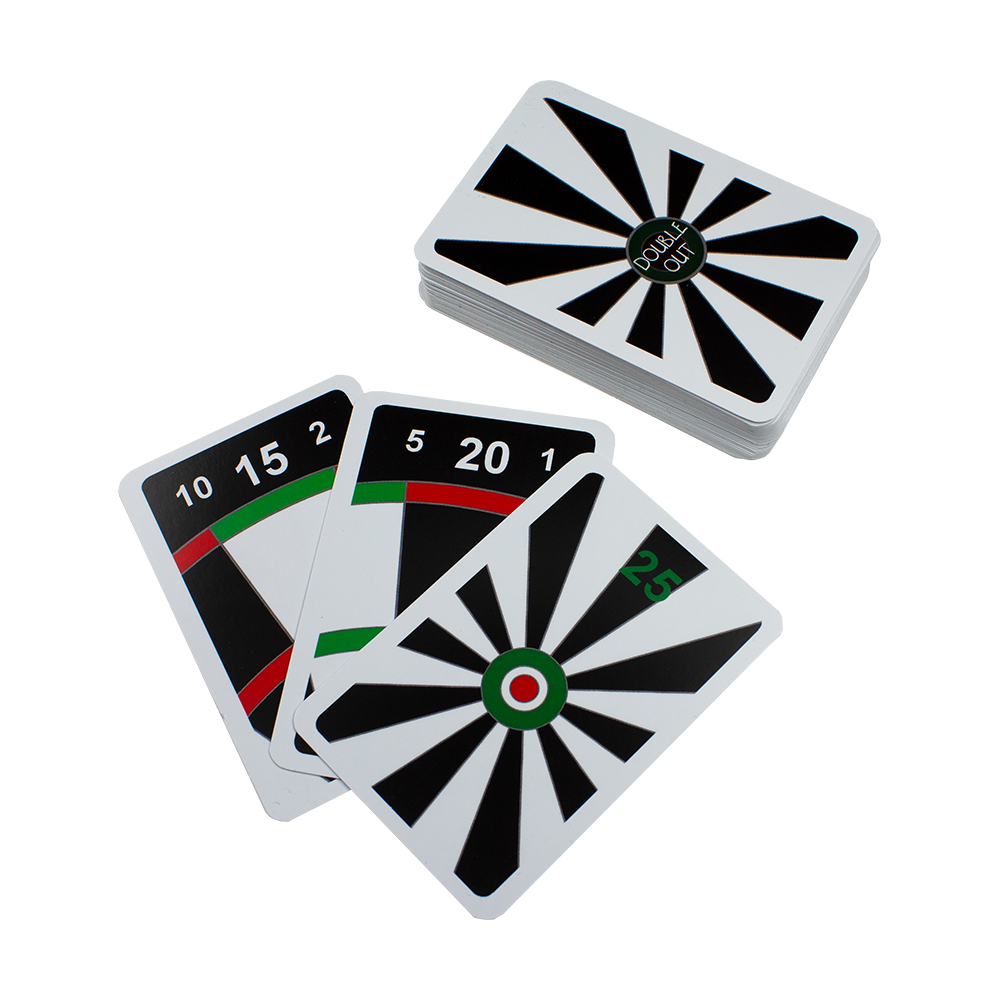 McDart Double Out Darts Card Game / Kartenspiel