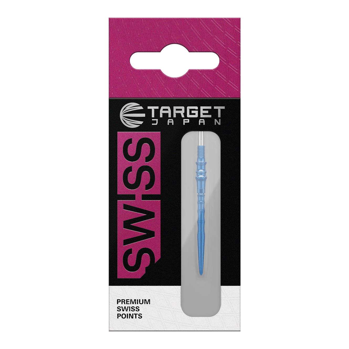 Target Japan Premium Swiss Point Dart Tips - Blue Zu sehen sind Target Japan Premium Swiss Point Dartspitzen in der Farbe Blau. Sie werden als Ersatzspitzen für Dartpfeile verwendet.