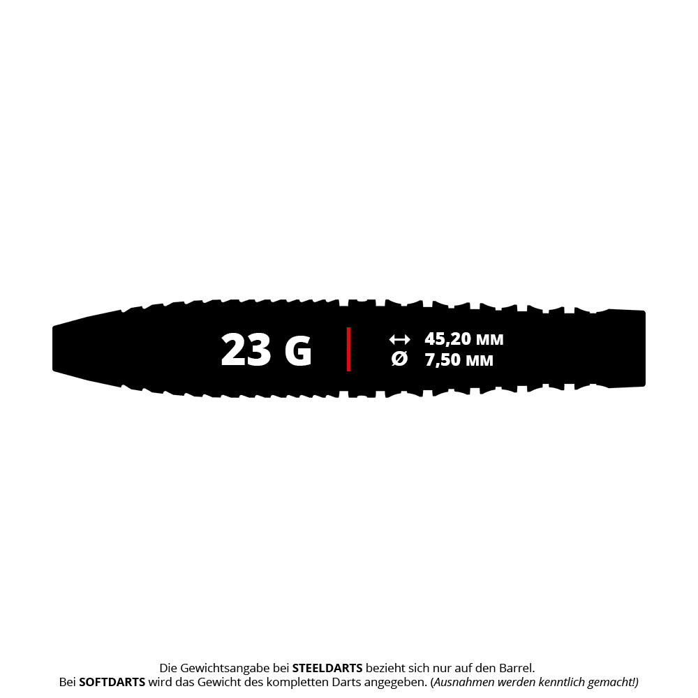 Target Japan Prime Series Zenith GEN2 Swiss Point Steel Darts - 23g Zu sehen ist Target Japan Prime Series Zenith GEN2 Swiss Point Steeldarts - 23g. Diese Darts eignen sich ideal für ambitionierte Spieler.