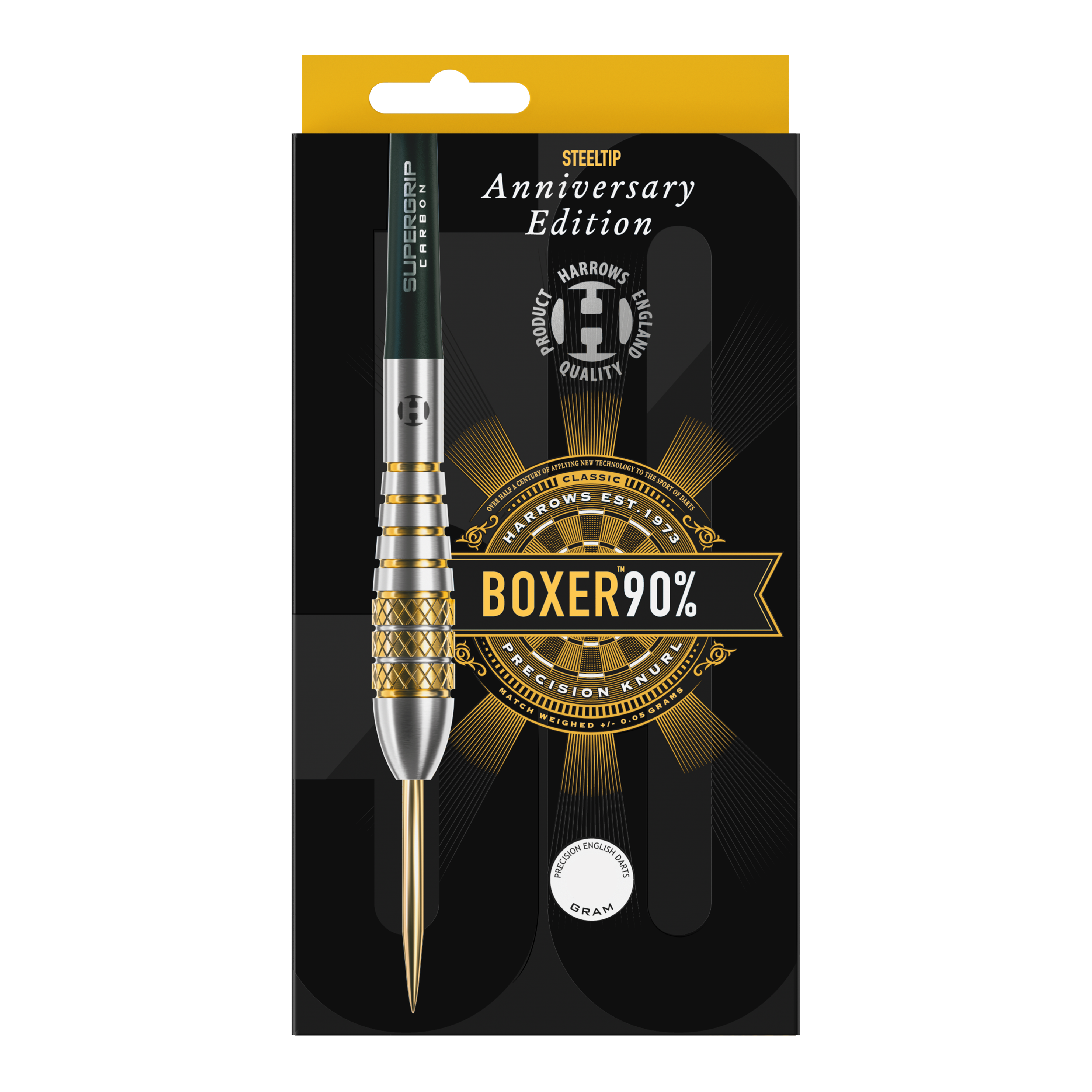 Harrows Anniversary Edition Boxer Bomb steel darts