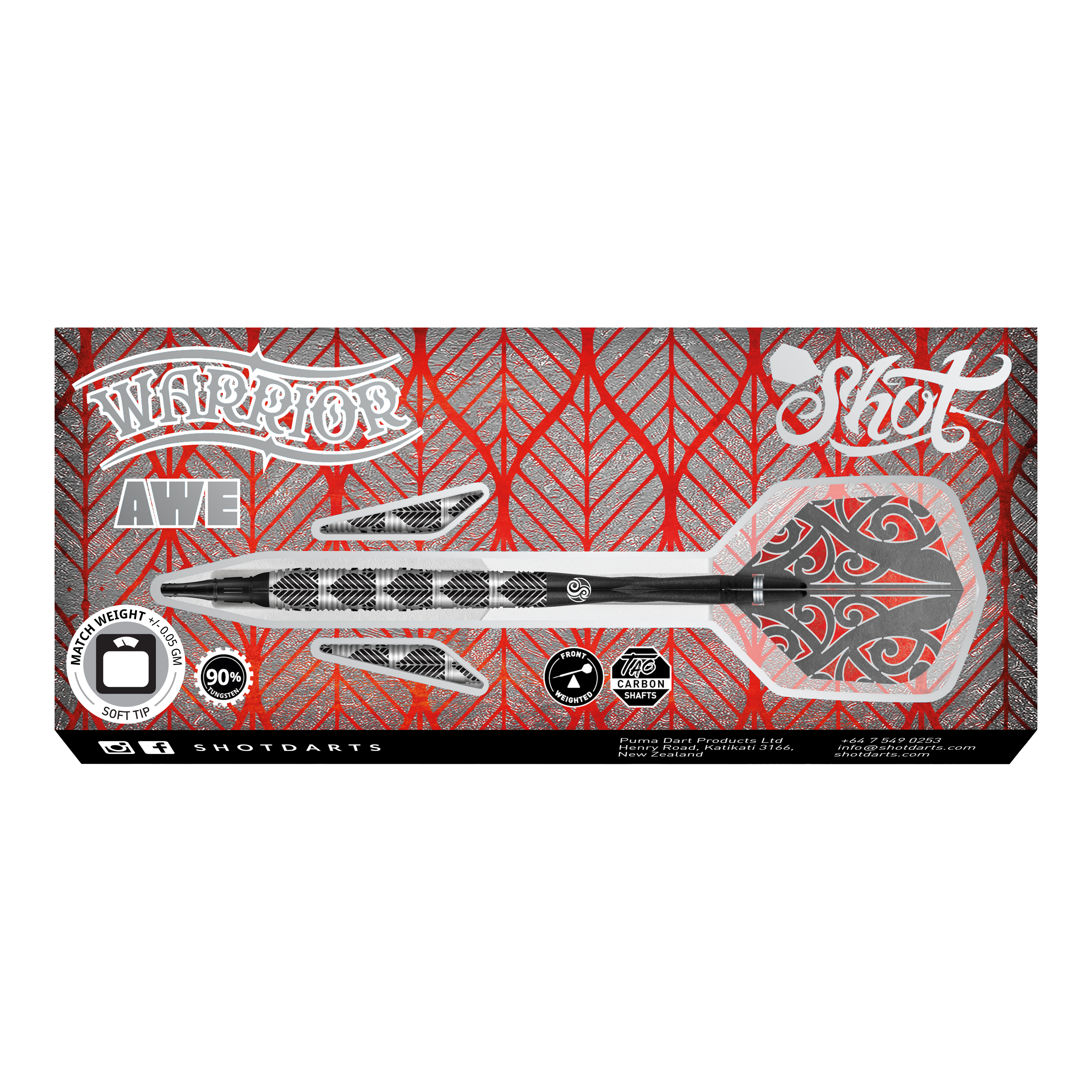 Shot Warrior Awe Softdarts