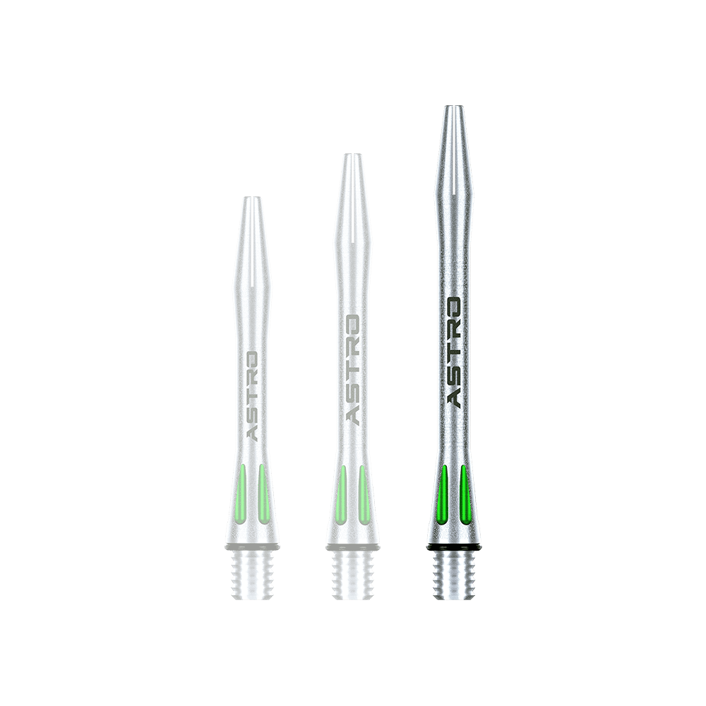 Winmau Astro Aluminium Shafts - Grün