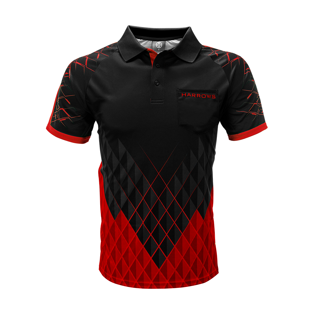 Harrows Paragon Dart Shirt - Red