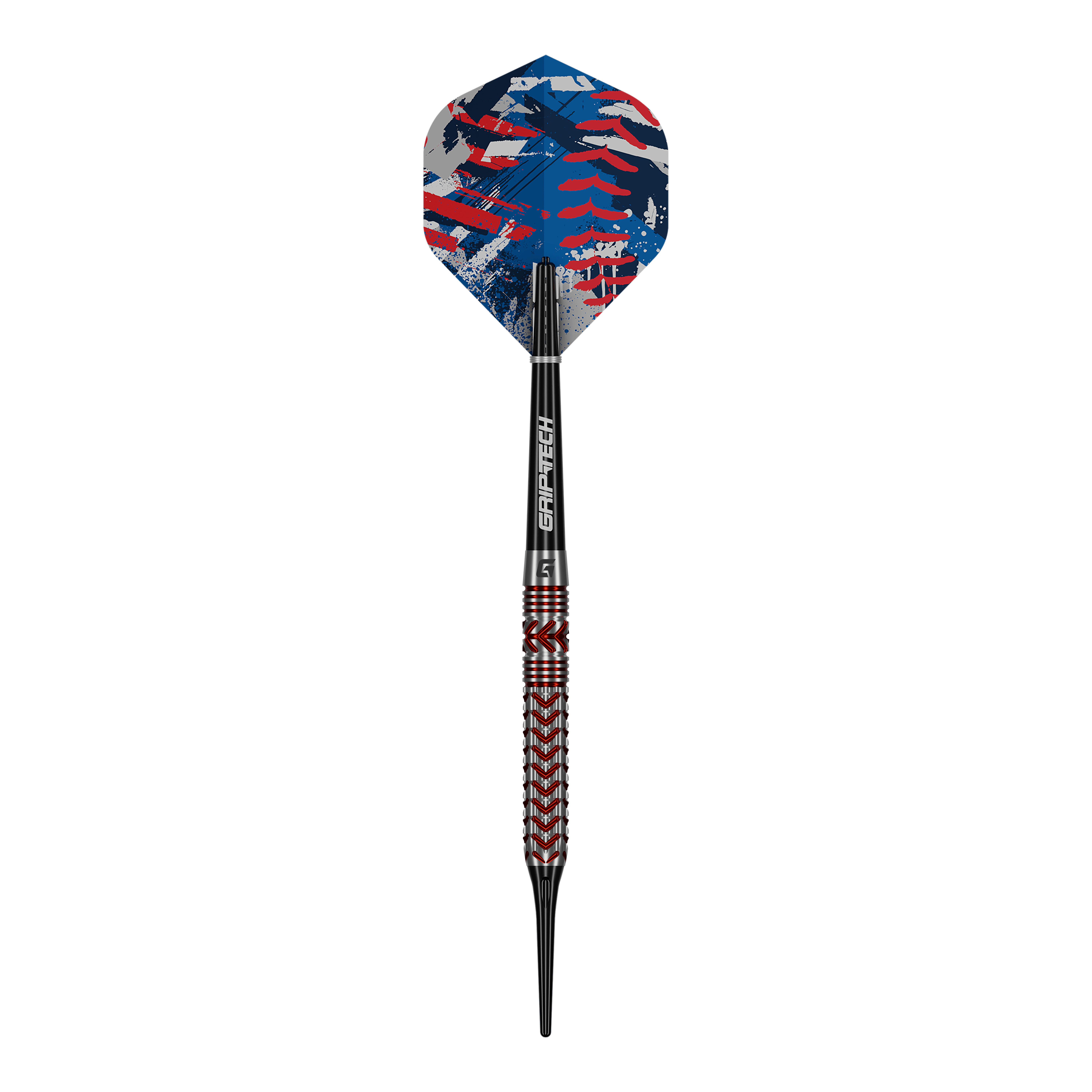 Hier sieht man die 'GOAT Curveball Tungsten Softdarts - 20g'. Diese Softdarts bestehen aus robustem Tungsten und wiegen 20 Gramm.