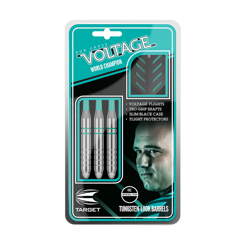 Target Rob Cross Silver Voltage Steeldarts - 24g