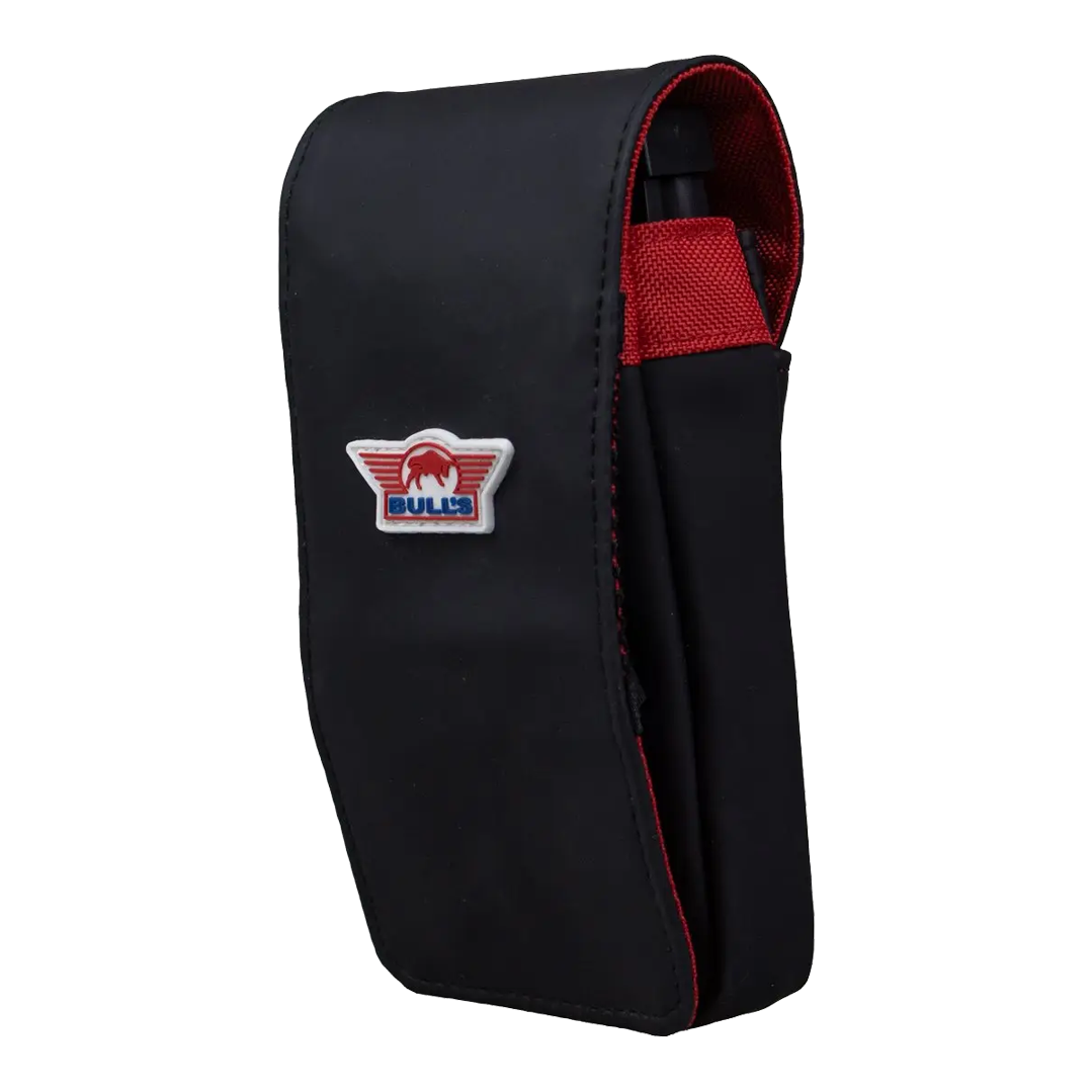 Bulls NL Spacecase Softcase Black-Red Abgebildet ist das Bulls NL Spacecase Softcase Schwarz-Rot. Es handelt sich um eine Darttasche für einfachen Transport.