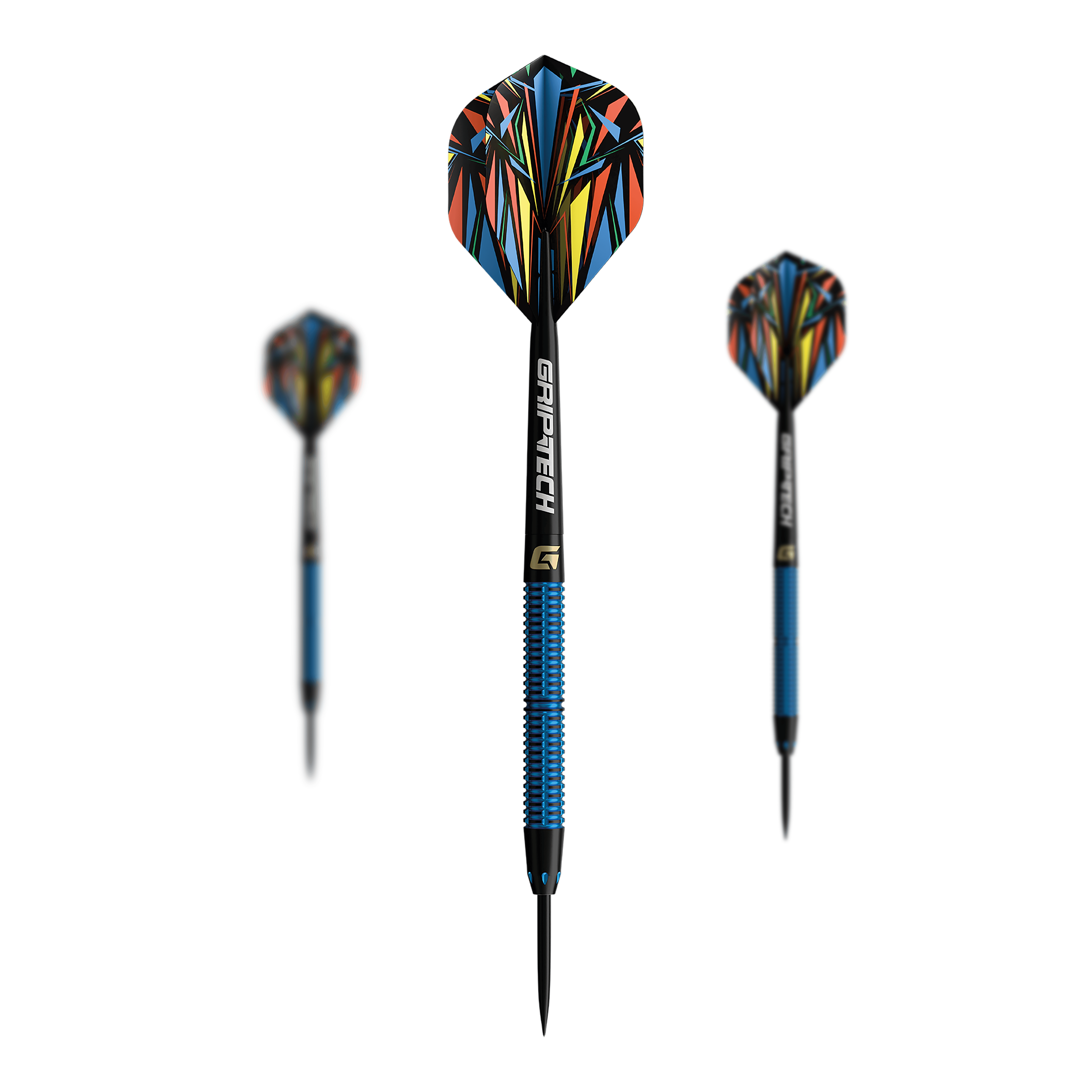 GOAT Athlete Blue Tungsten Steel Darts Das Bild zeigt die GOAT Athlete Black Tungsten Steeldarts. Die Darts sind für professionelle Spieler geeignet.