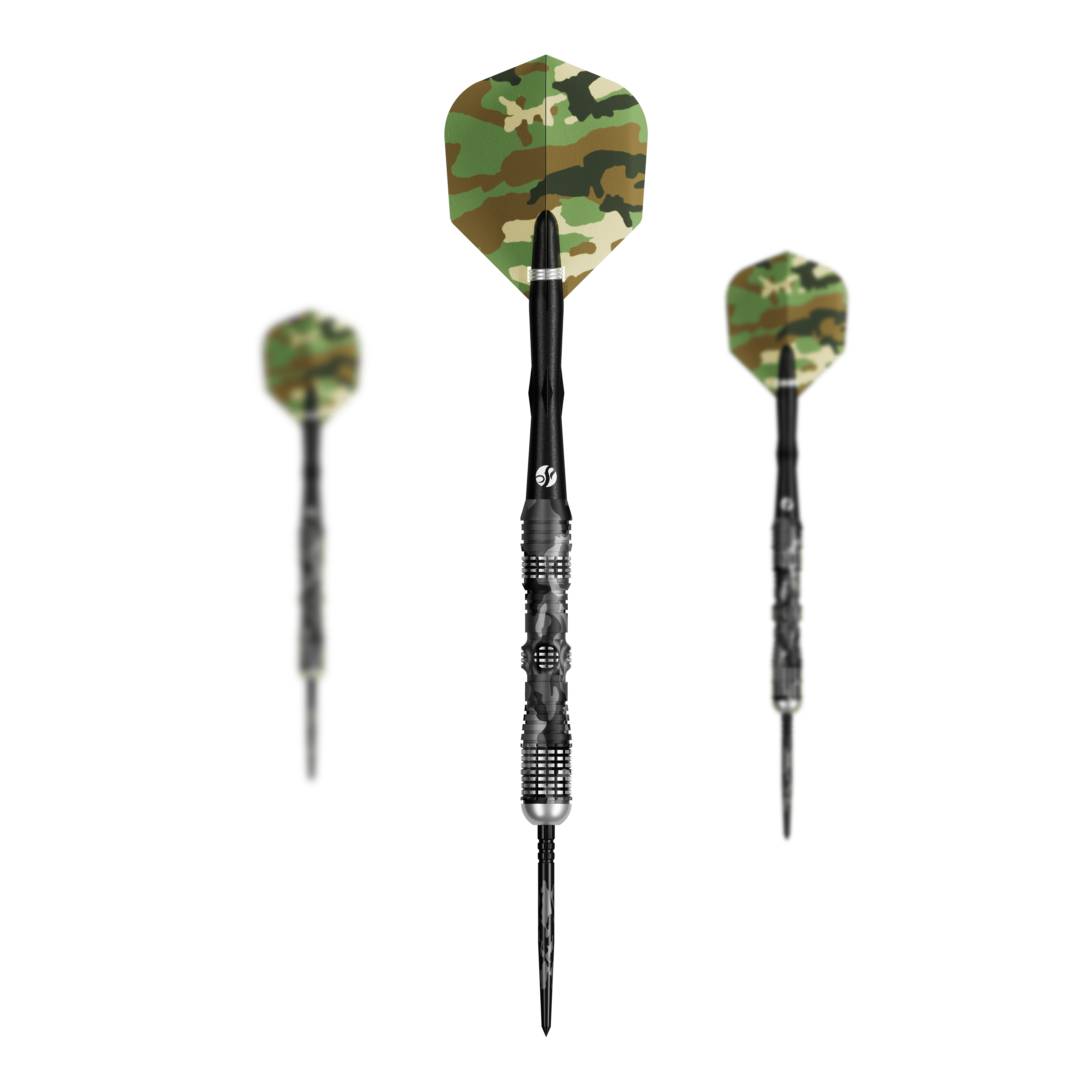Shot Camo Longshot Turbo Point Steeldarts - 23g Shot Camo Longshot Turbo Point Steeldarts 23 Gramm werden dargestellt. Sie besitzen ein spezielles Muster.