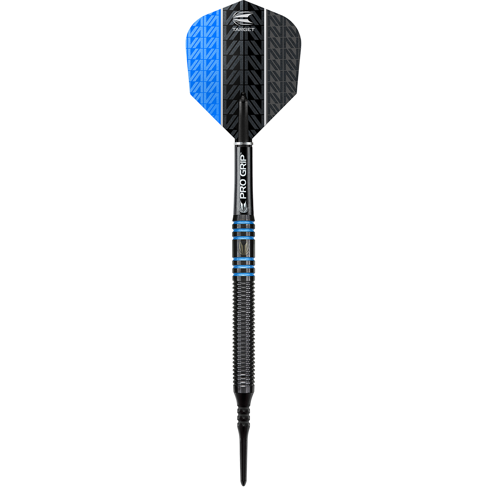 Target Vapor8 Black Blue Soft Darts