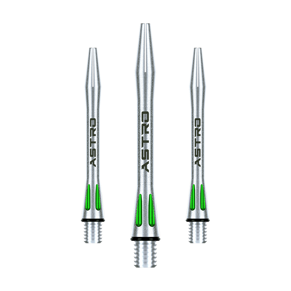 Winmau Astro Aluminium Shafts - Grün