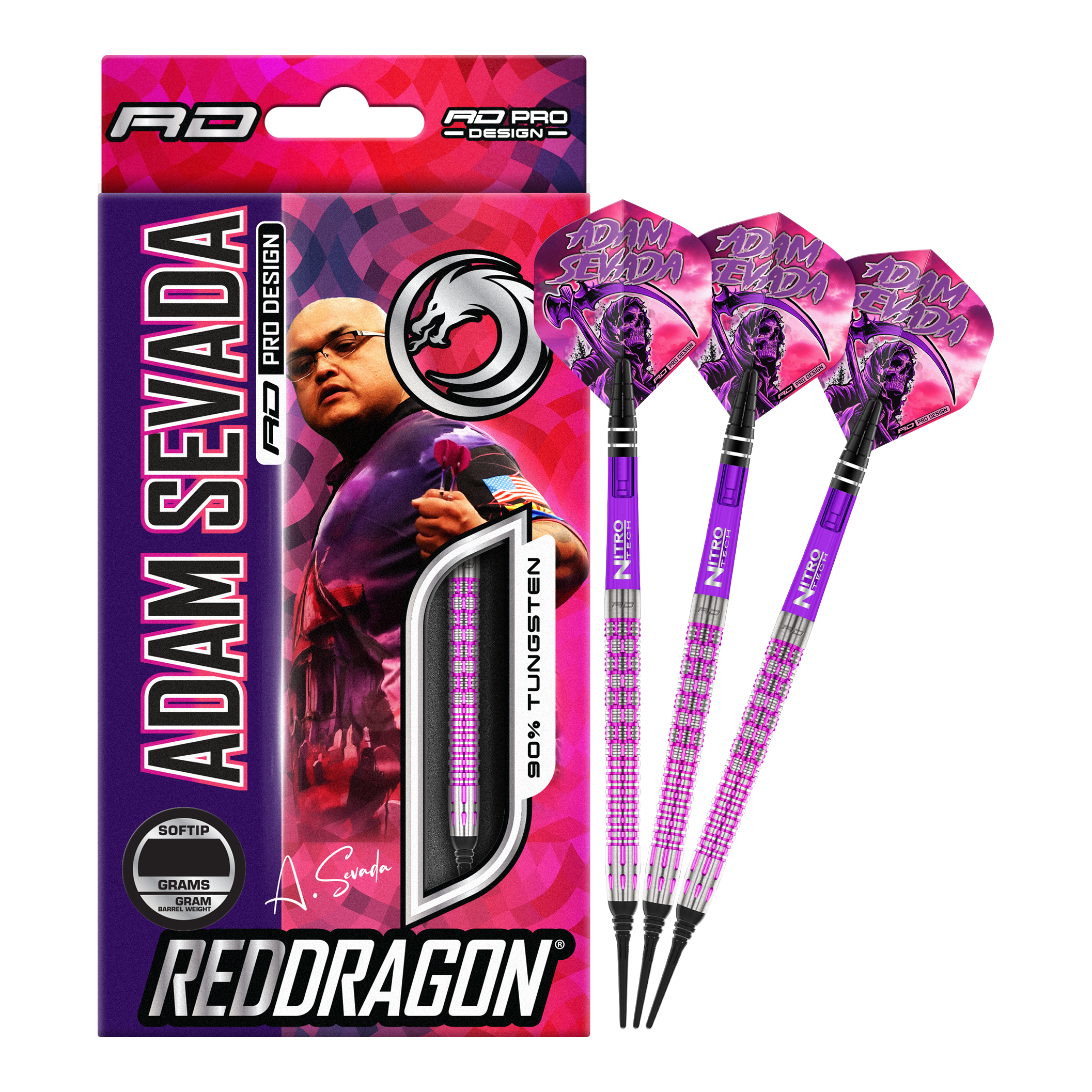 Red Dragon Adam Sevada Softdarts - 22g