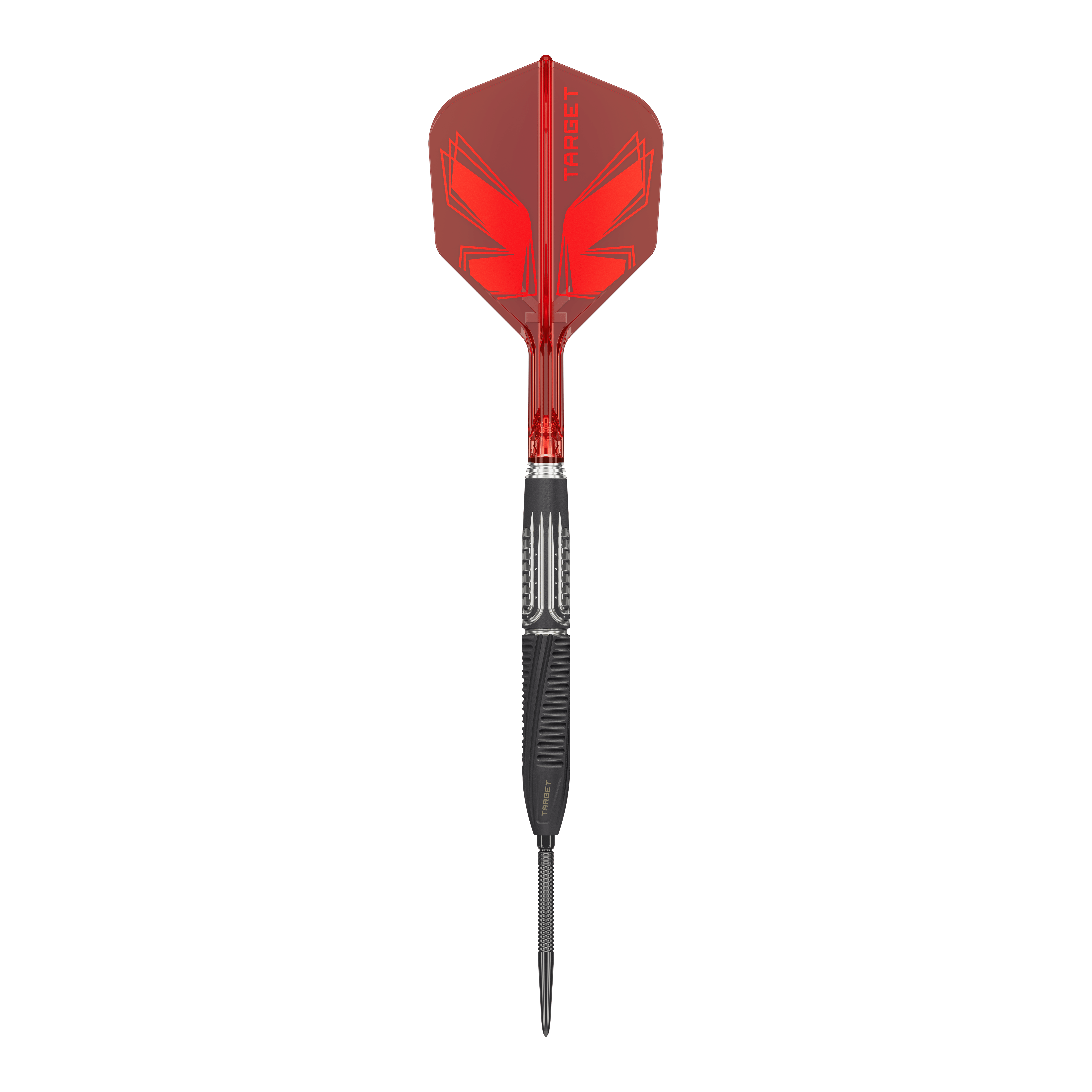 Das Bild zeigt Target Shift Swiss Point Steeldarts. Die Darts sind von der Seite abgebildet.