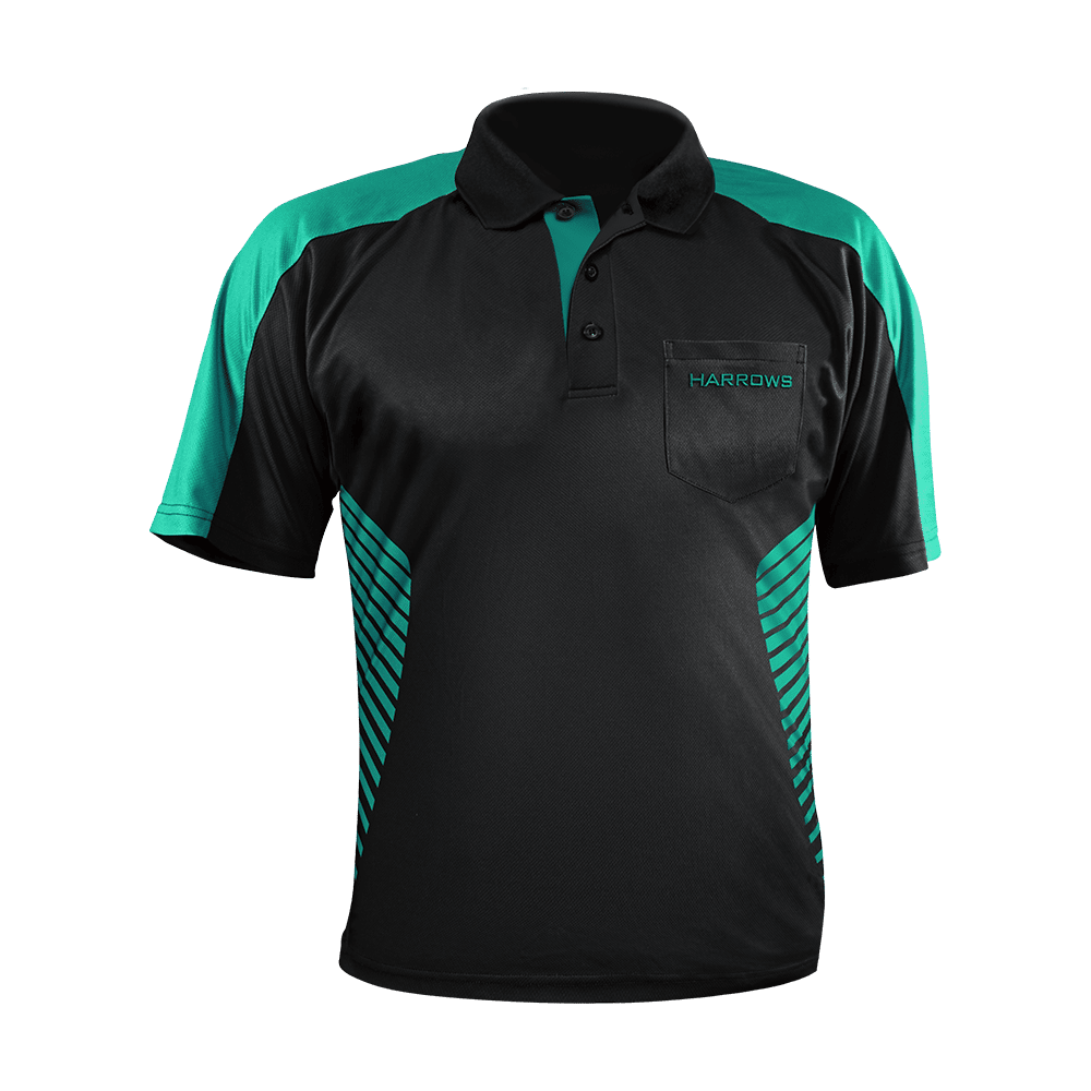 Harrows Vivid Dart Shirt Black/Jade