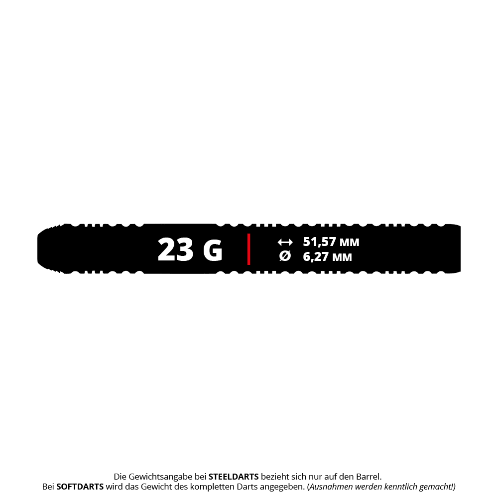 Winmau Team 360 Nicholai Bado Steeldarts - 23g Winmau Team 360 Nicholai Bado Steeldarts - 23g zu sehen. Das Bild zeigt das Aussehen und die Details dieses Dartpfeils.