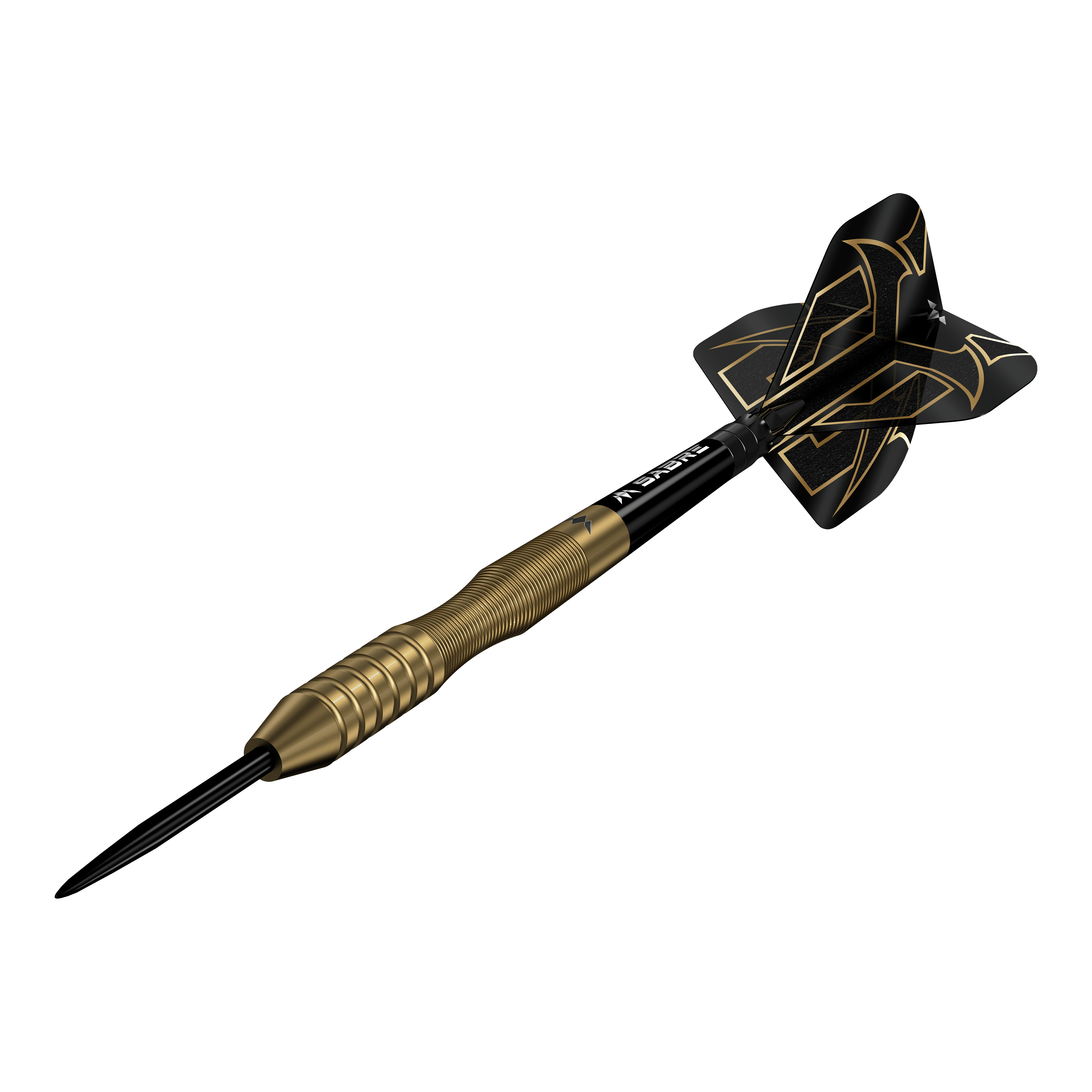 Mission Viktor Tingstrom Gold Steel Darts - 22g Mission Viktor Tingstrom Gold Steeldarts - 22g wird im Bild präsentiert. Die Abbildung verdeutlicht die goldene Oberfläche der Darts.