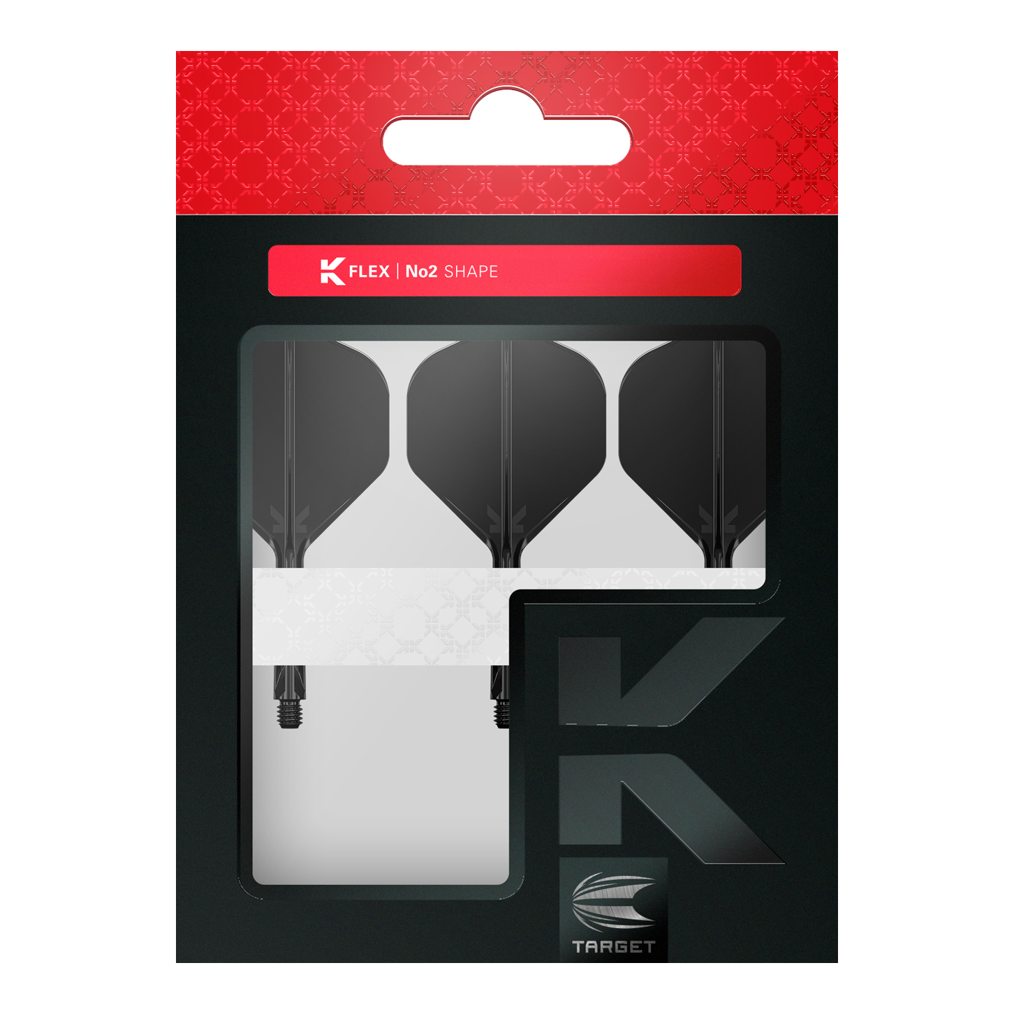 Target K-Flex No2 Standard Flight System - Black