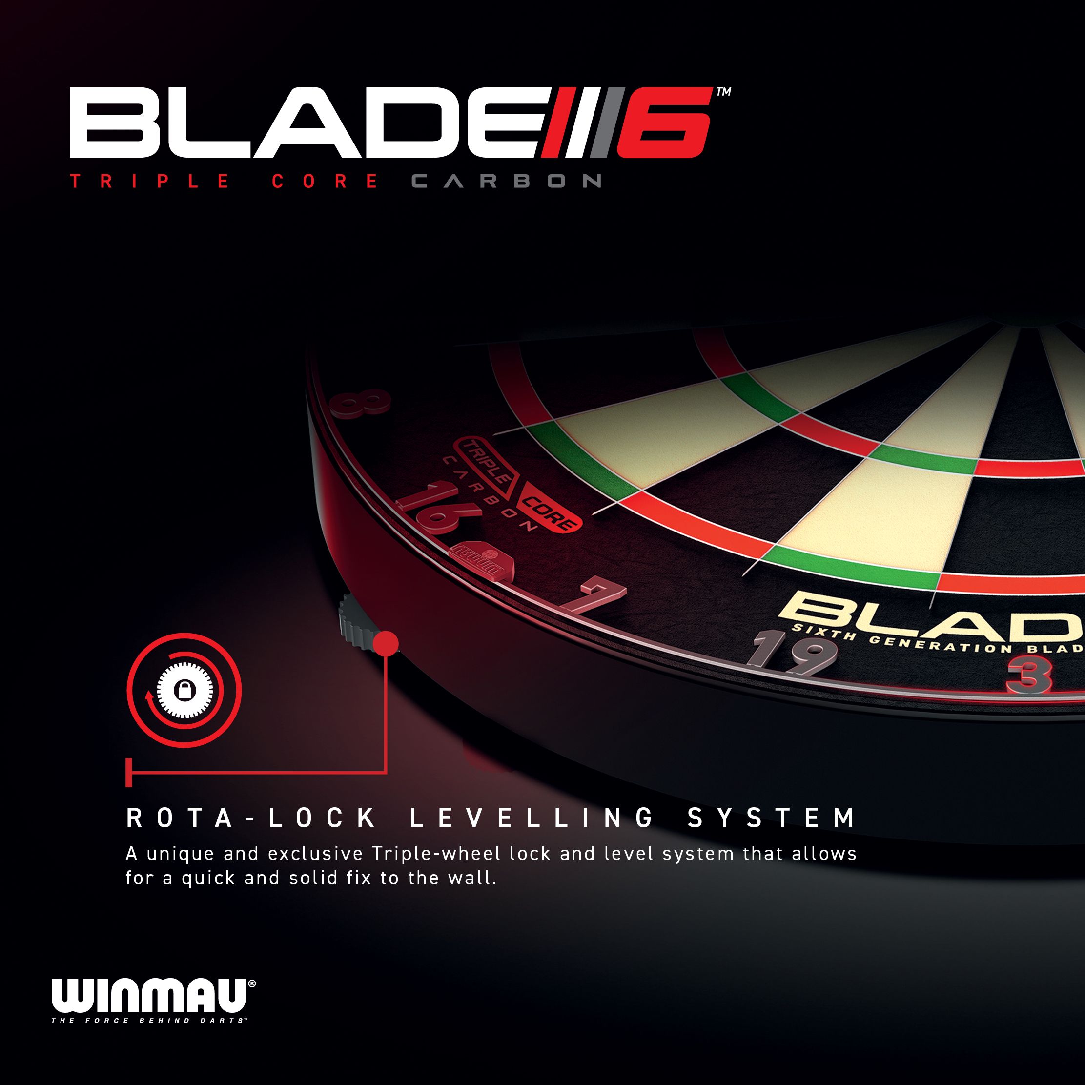 Winmau Blade 6 Triple Core Set with 2 sets of darts Das Bild zeigt das Produkt "810008_Winmau_Blade6_TripleCore_Starter_Bundle_5". Es ist ein Artikel für den Dartsport.