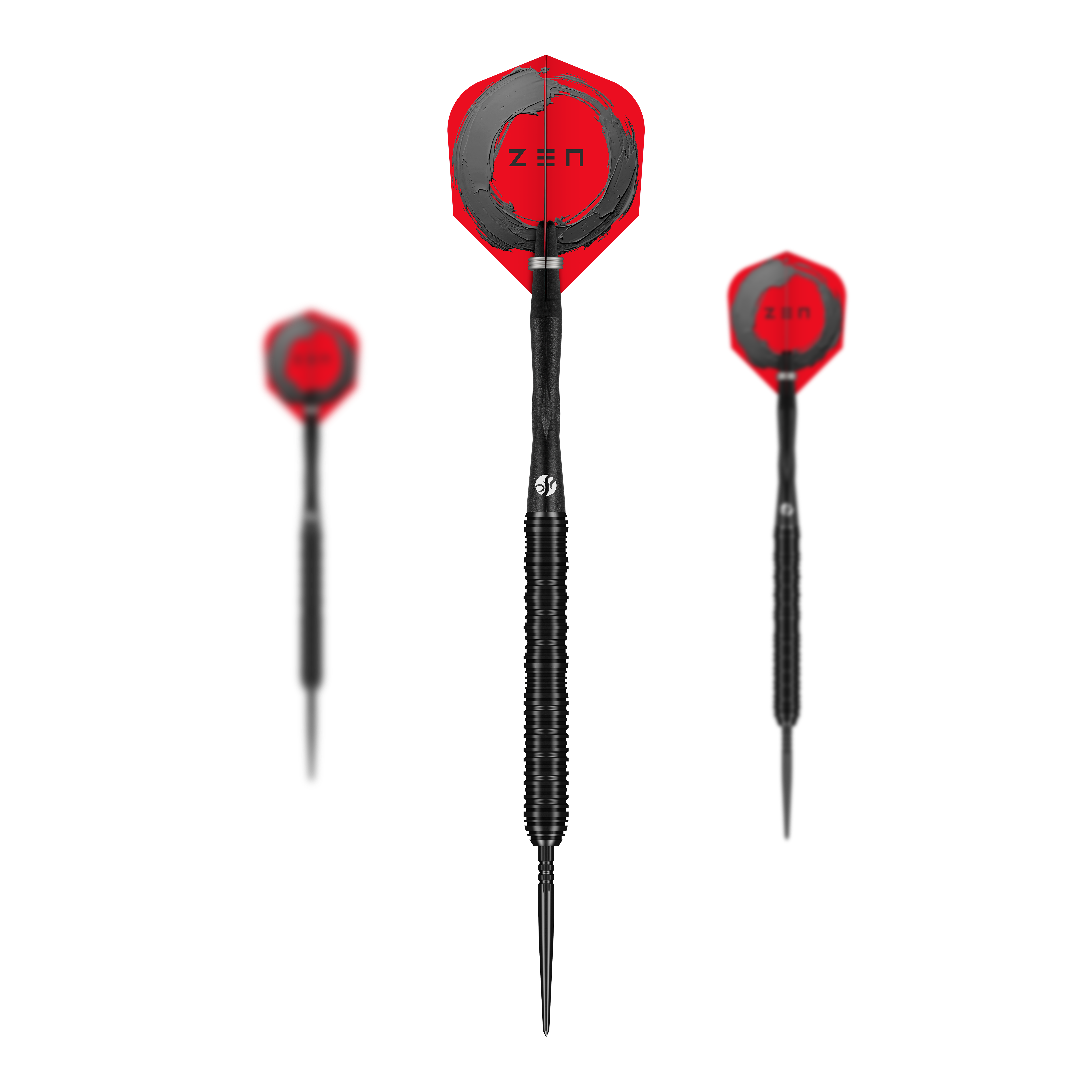 Shot ZEN Straight Turbo Point Steel Darts - 23g Shot ZEN Straight Turbo Point Steel Darts - 23g
